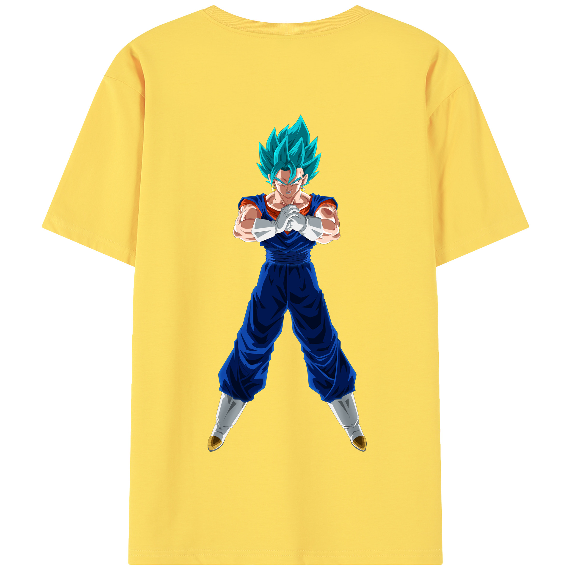 （画像用） ドラゴンボール ベジット DRAGON BALL Vegetto 綿100％半袖Tシャツ（背面プリント）