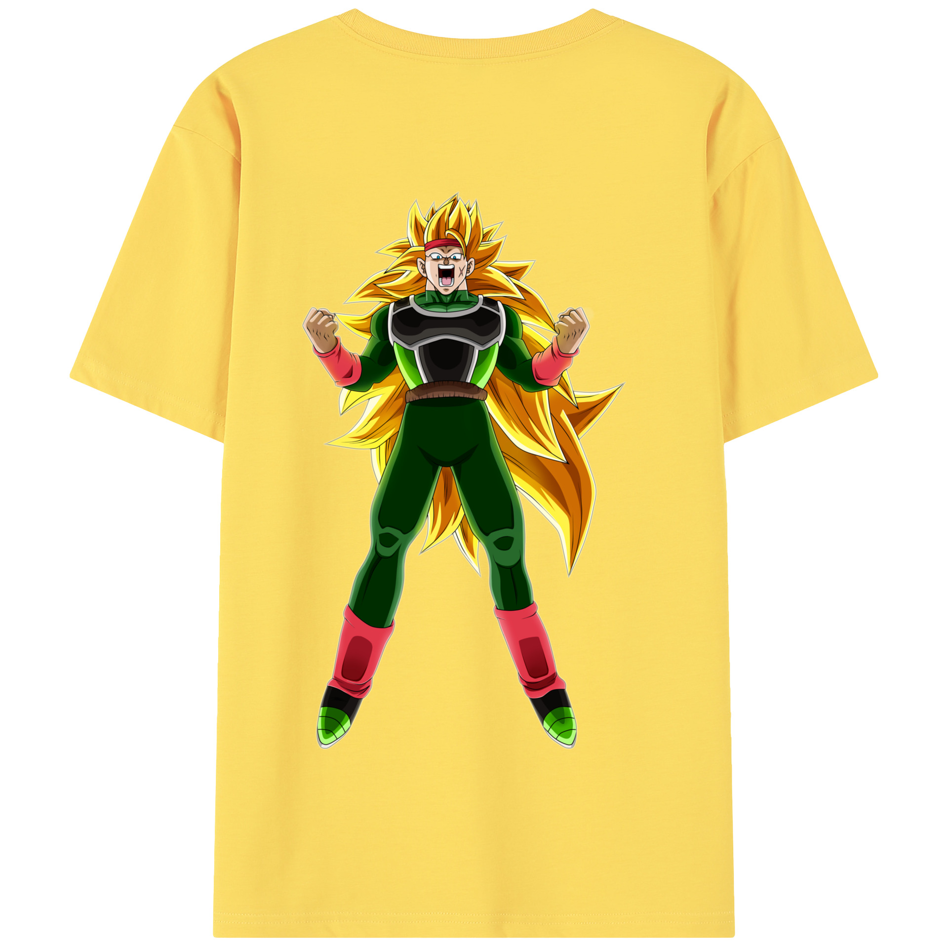 （画像用） ドラゴンボール ブロリー DRAGON BALL Broli 綿100％半袖Tシャツ（背面プリント）