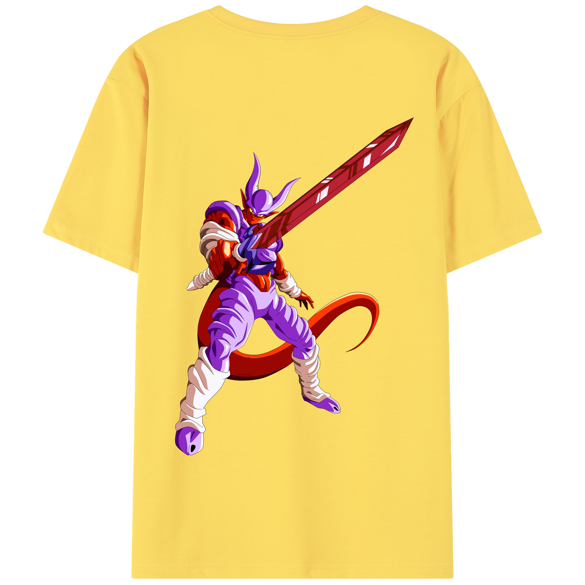 （画像用） ドラゴンボール ジャネンバ DRAGON BALL Janemba 綿100％半袖Tシャツ（背面プリント）