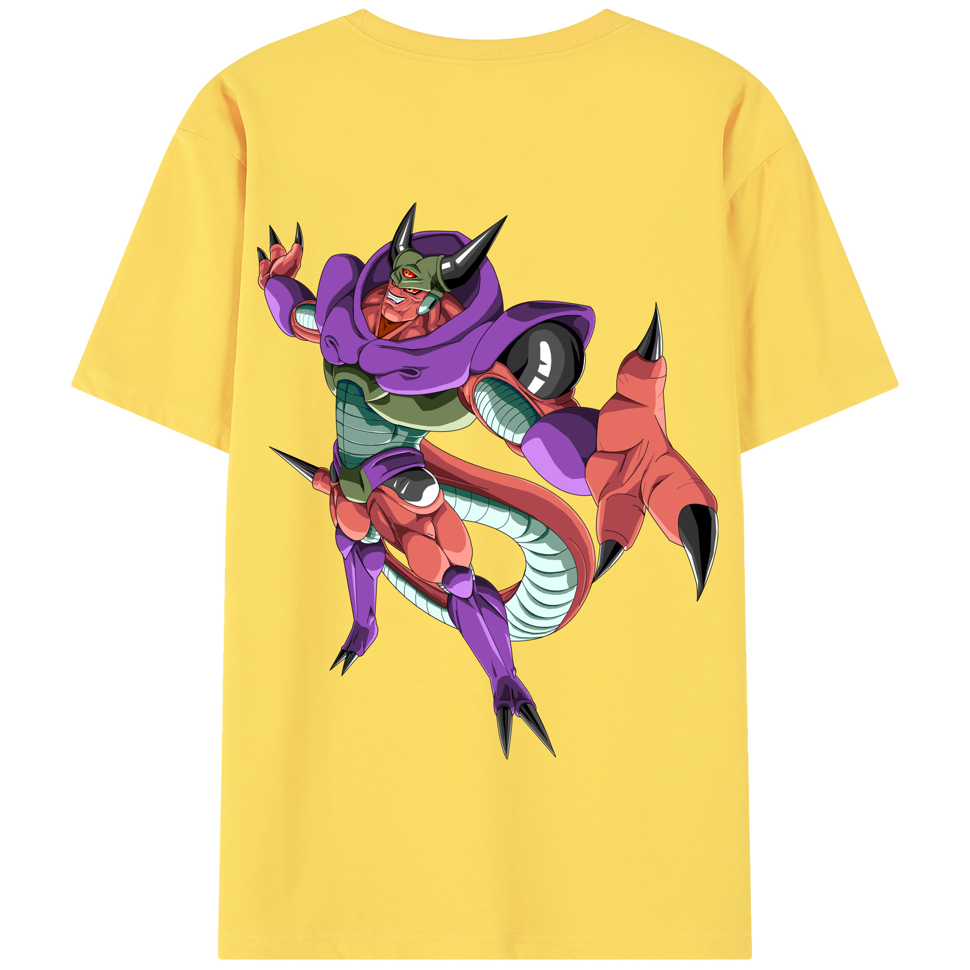 （画像用） ドラゴンボール ジャネンバ DRAGON BALL Janemba 綿100％半袖Tシャツ（背面プリント）