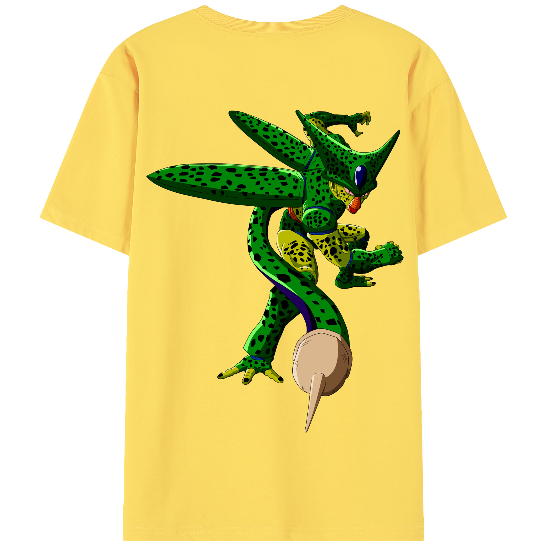 （画像用） ドラゴンボール セル DRAGON BALL Cell 綿100％半袖Tシャツ（背面プリント）