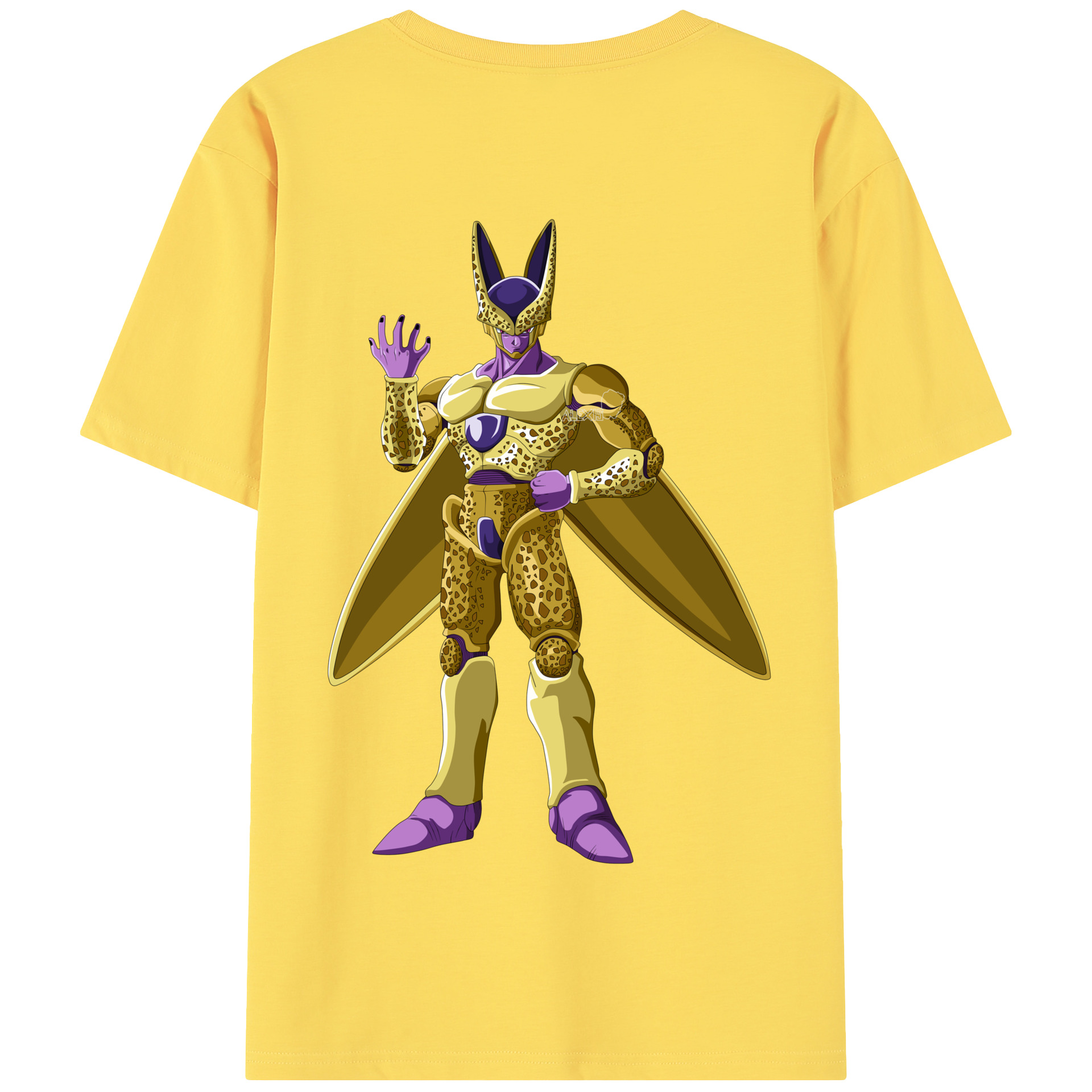 （画像用） ドラゴンボール セル DRAGON BALL Cell 綿100％半袖Tシャツ（背面プリント）