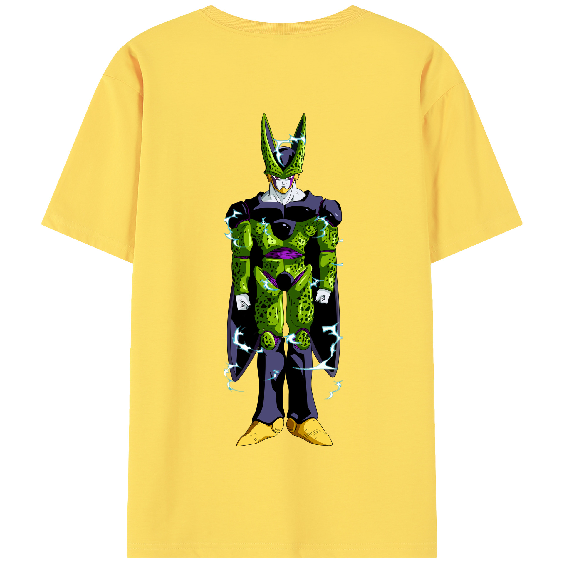 （画像用） ドラゴンボール セル DRAGON BALL Cell 綿100％半袖Tシャツ（背面プリント）