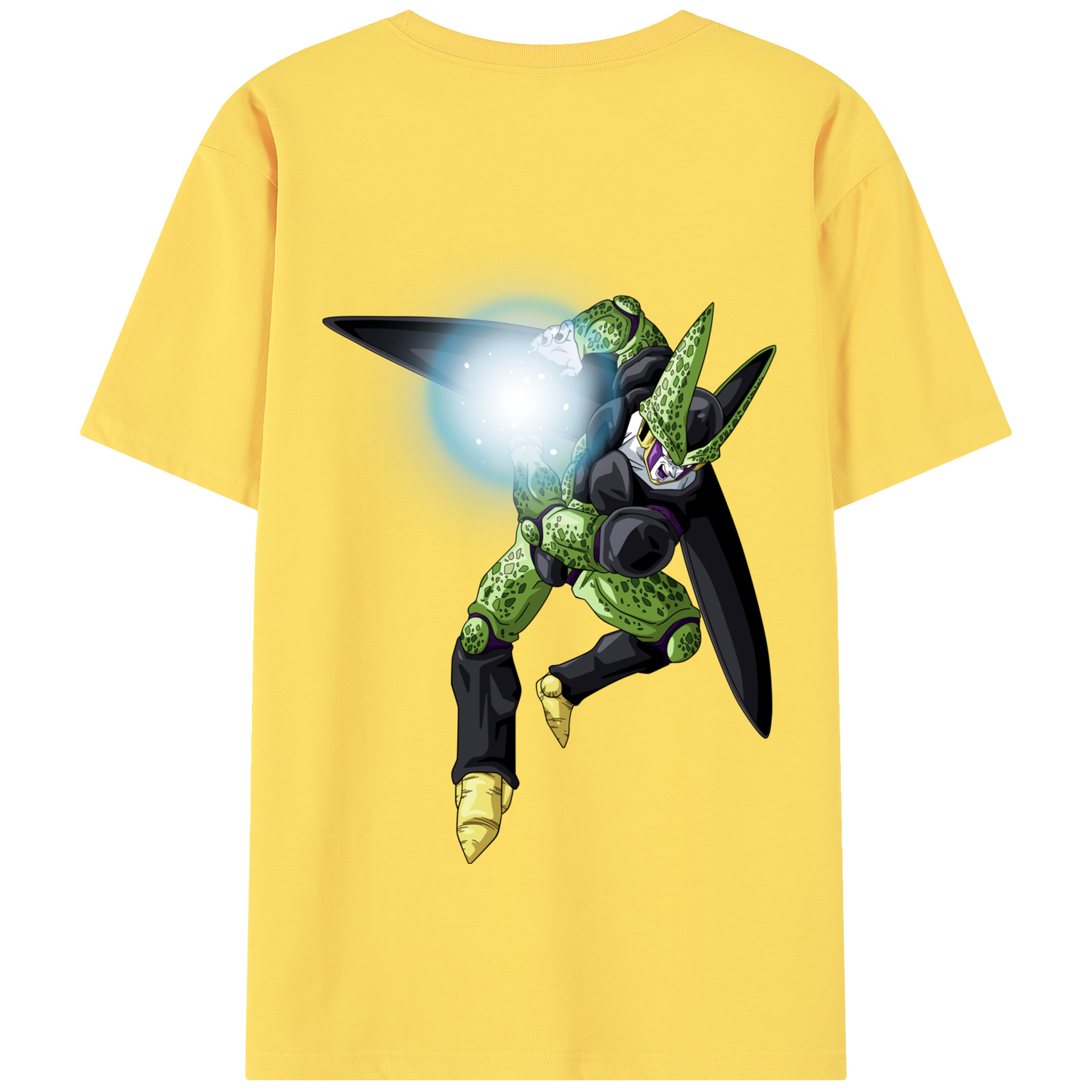 （画像用） ドラゴンボール セル DRAGON BALL Cell 綿100％半袖Tシャツ（背面プリント）