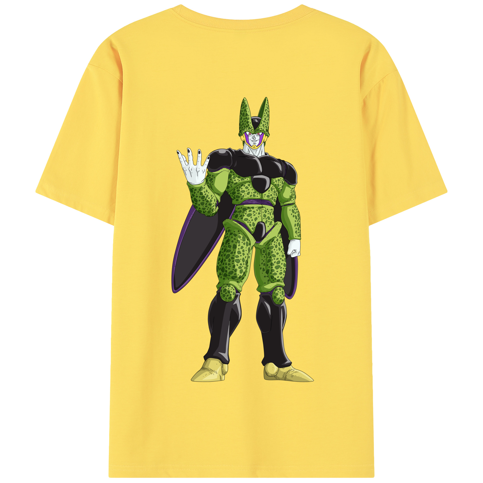 （画像用） ドラゴンボール セル DRAGON BALL Cell 綿100％半袖Tシャツ（背面プリント）
