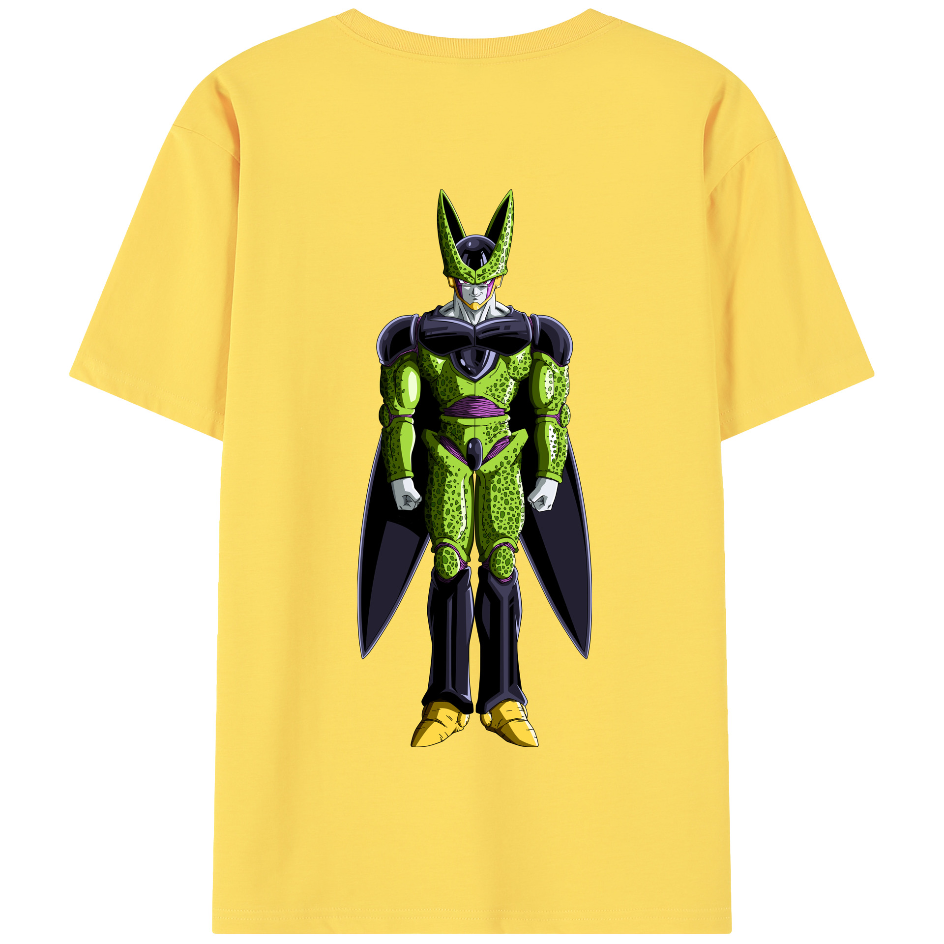 （画像用） ドラゴンボール セル DRAGON BALL Cell 綿100％半袖Tシャツ（背面プリント）
