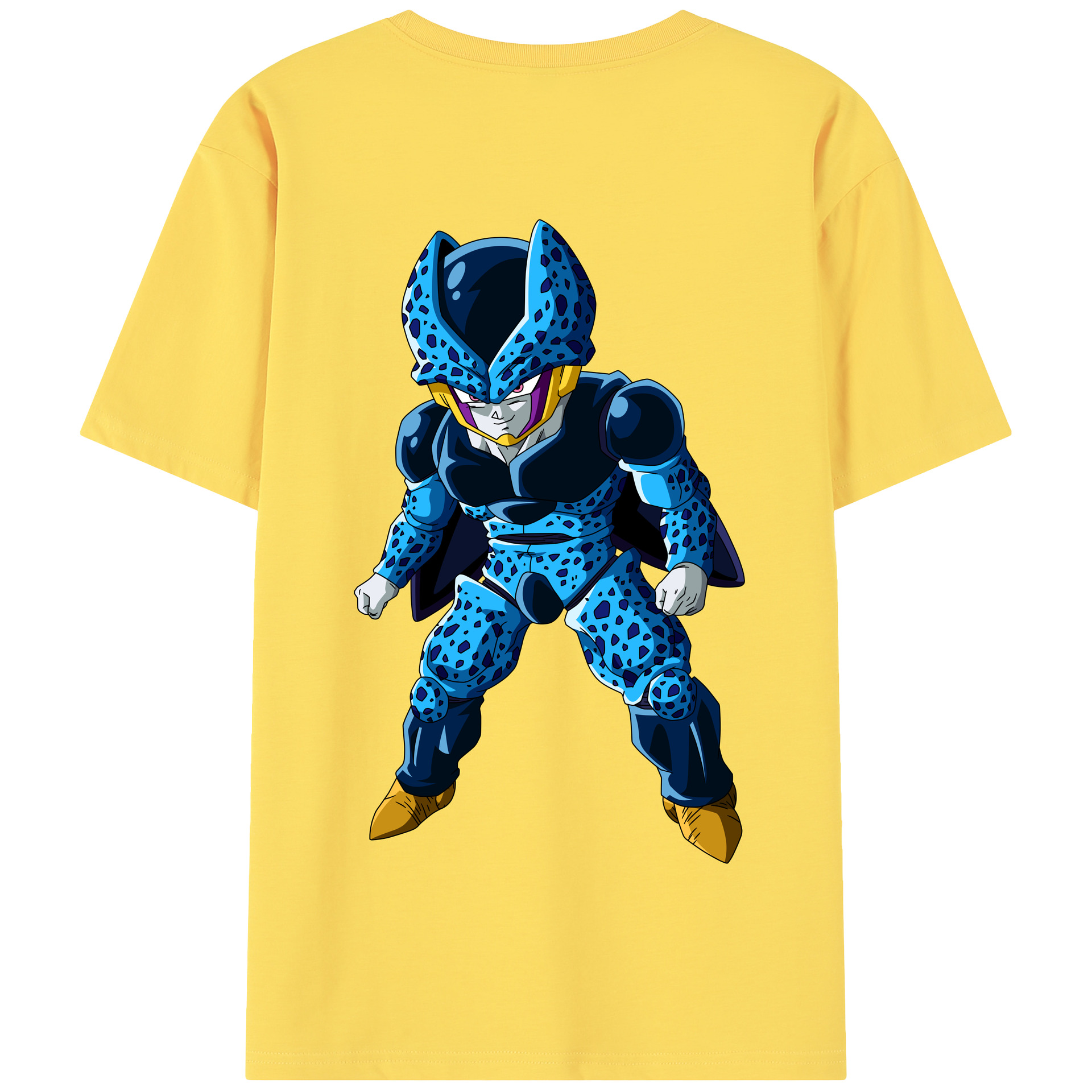 （画像用） ドラゴンボール セル DRAGON BALL Cell 綿100％半袖Tシャツ（背面プリント）