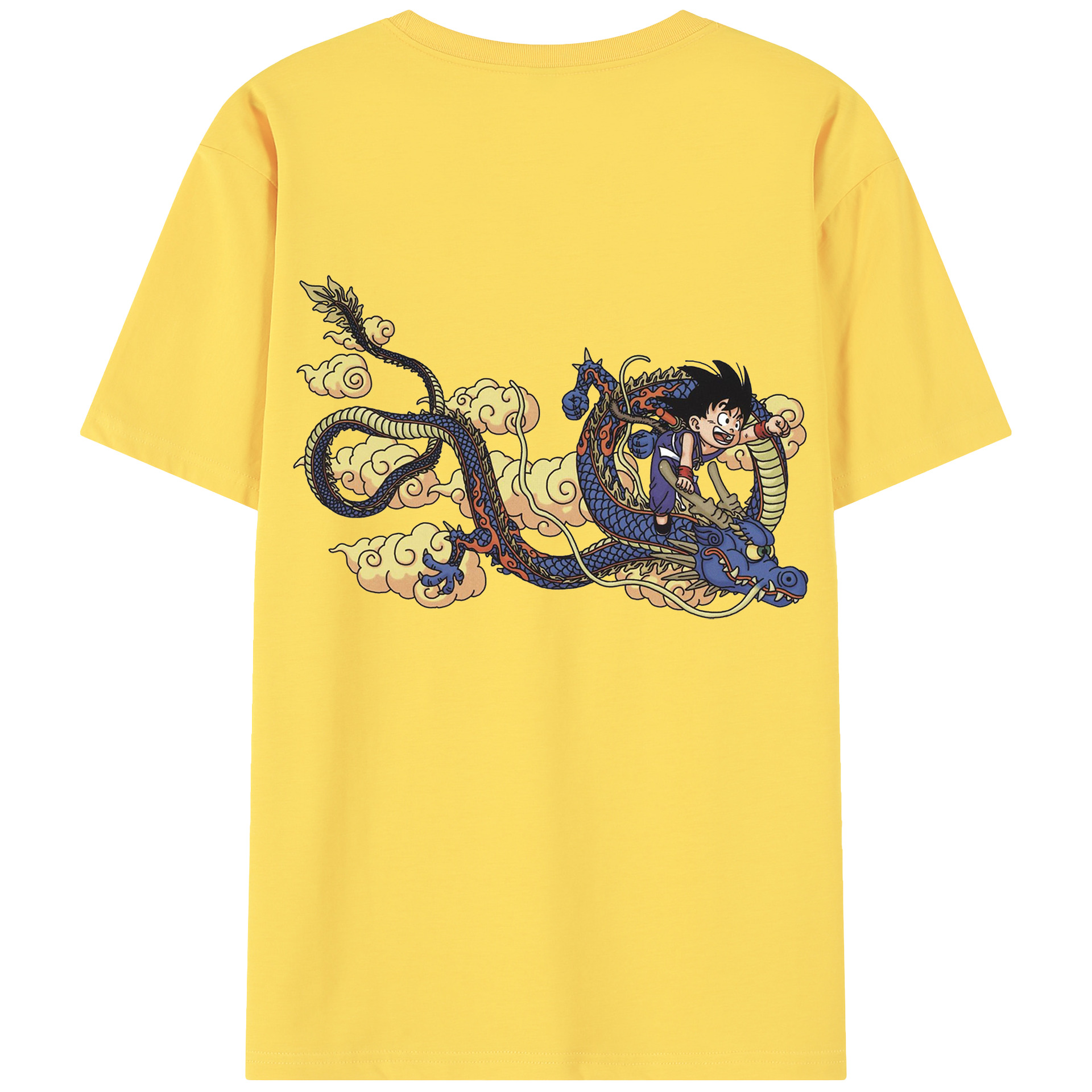 （画像用） ドラゴンボール 神龍 シェンロン DRAGON BALL Shenron 綿100％半袖Tシャツ（背面プリント）