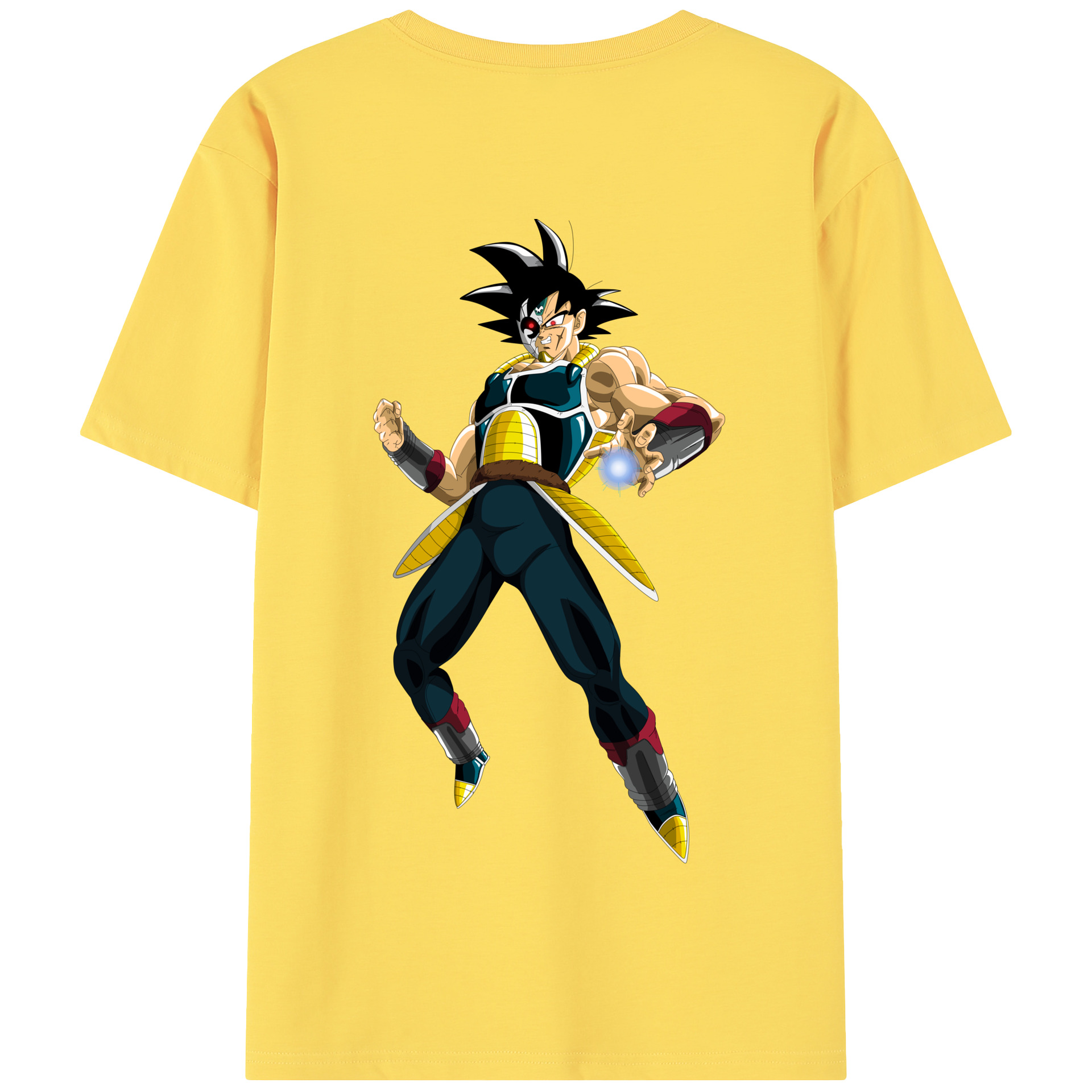 （画像用） ドラゴンボール バーダック DRAGON BALL Burdock 綿100％半袖Tシャツ（背面プリント）