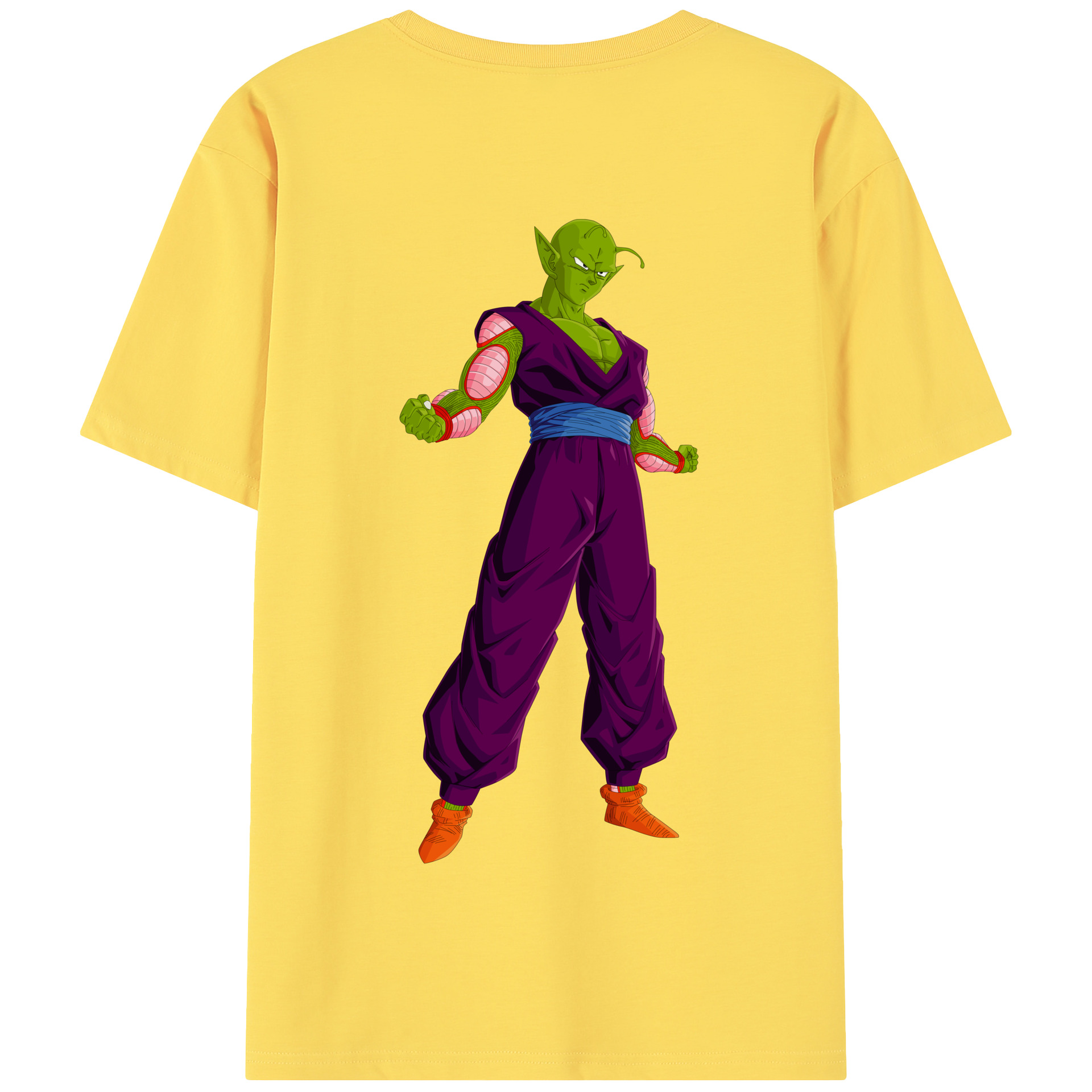 （画像用） ドラゴンボール ピッコロ DRAGON BALL Piccolo 綿100％半袖Tシャツ（背面プリント）