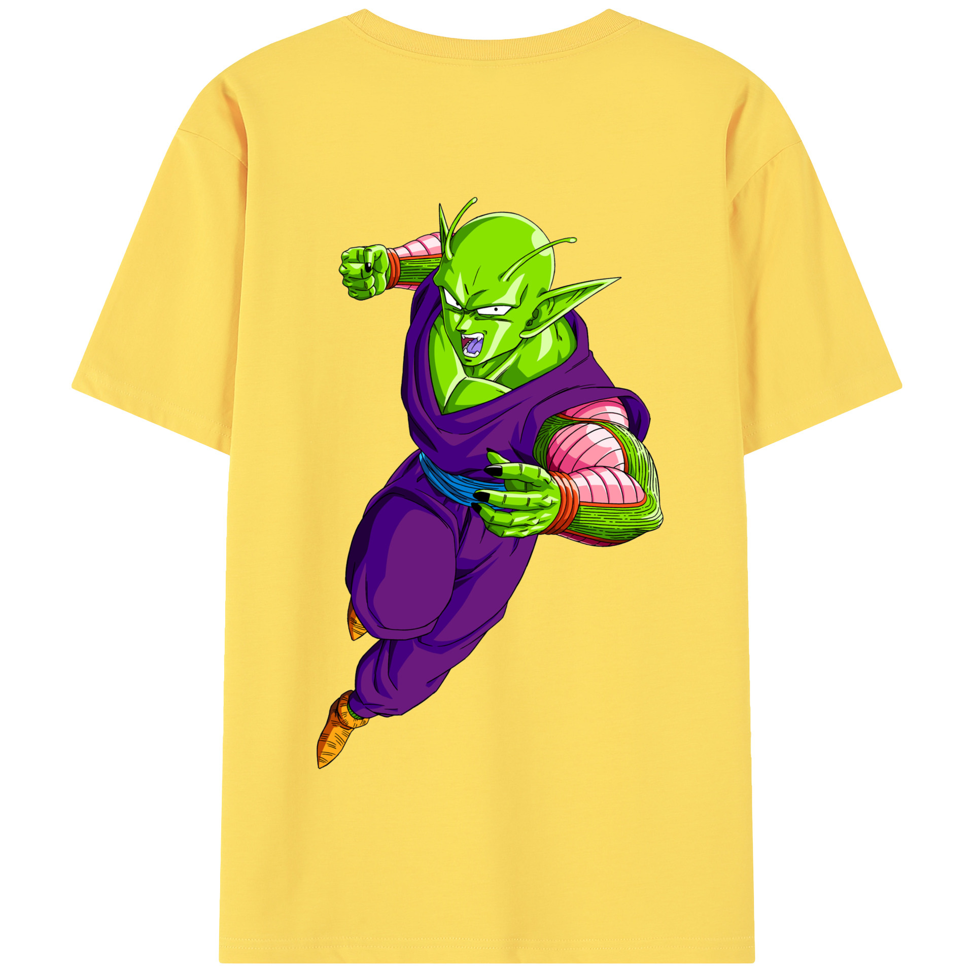 （画像用） ドラゴンボール ピッコロ DRAGON BALL Piccolo 綿100％半袖Tシャツ（背面プリント）