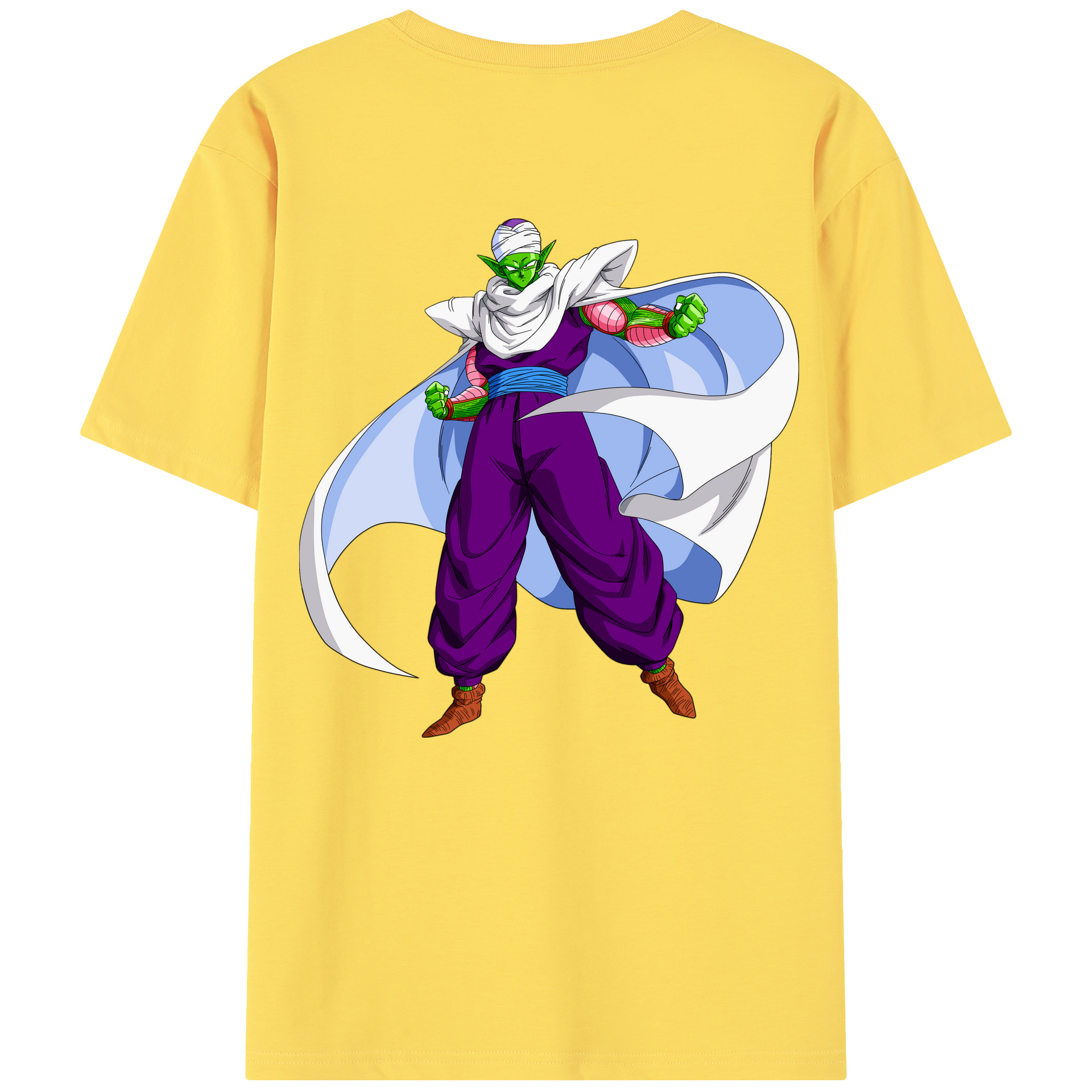 （画像用） ドラゴンボール ピッコロ DRAGON BALL Piccolo 綿100％半袖Tシャツ（背面プリント）