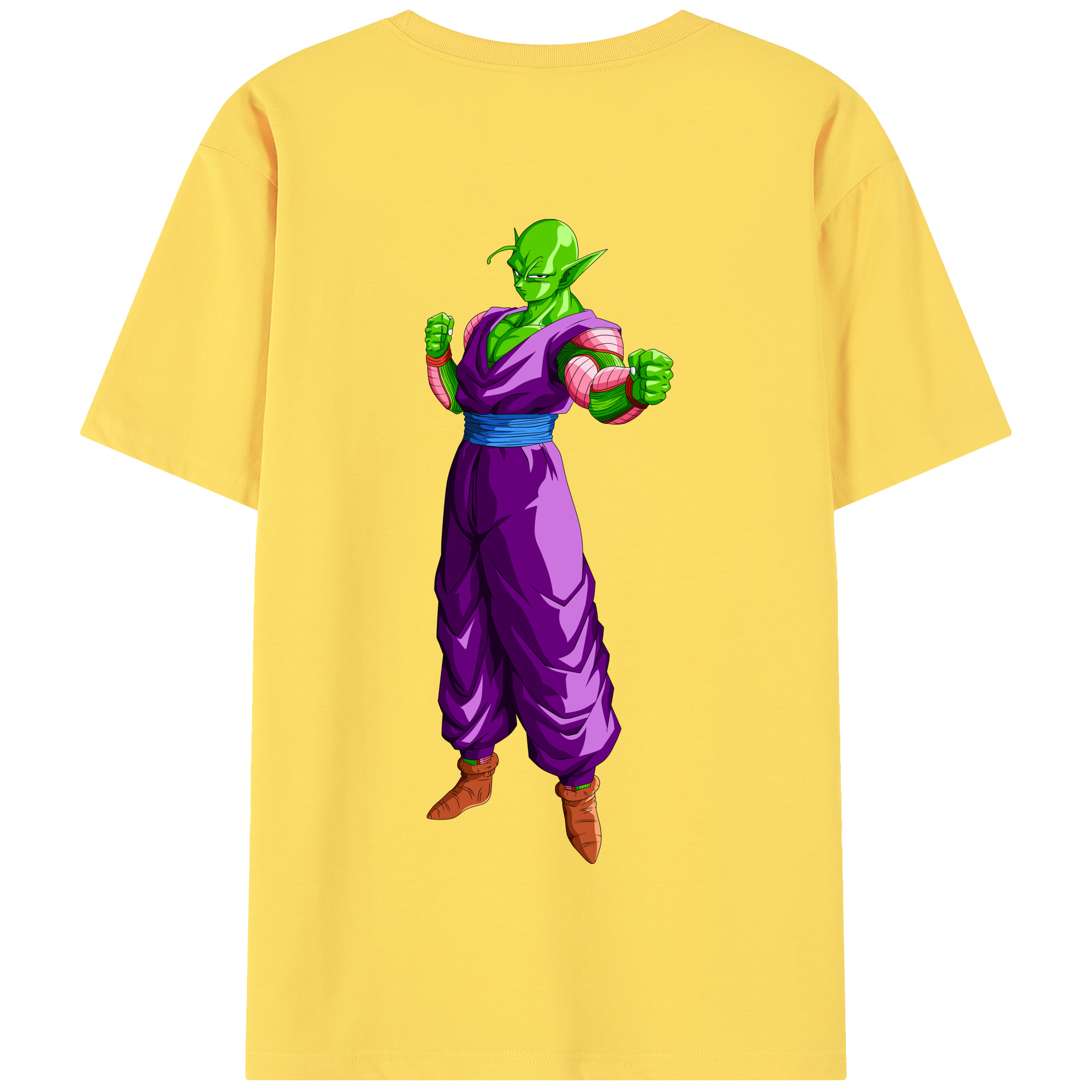 （画像用） ドラゴンボール ピッコロ DRAGON BALL Piccolo 綿100％半袖Tシャツ（背面プリント）