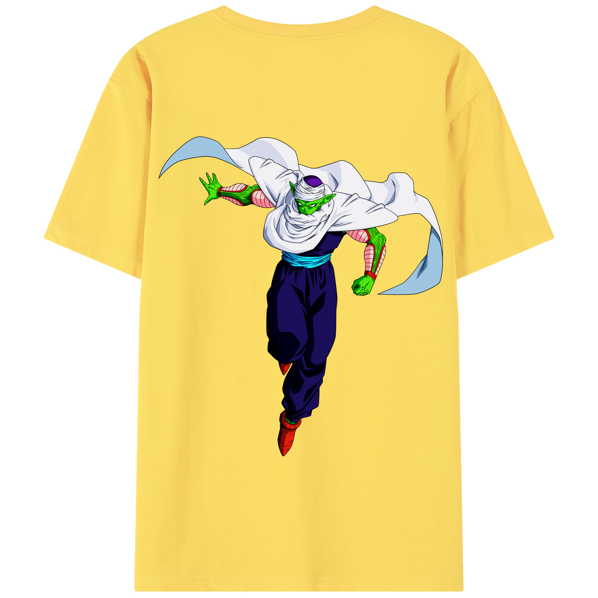 （画像用） ドラゴンボール ピッコロ DRAGON BALL Piccolo 綿100％半袖Tシャツ（背面プリント）