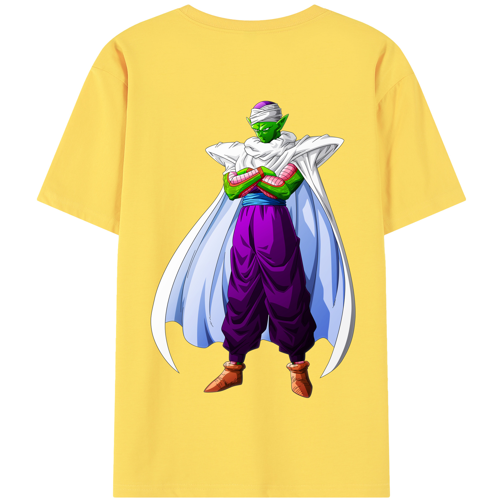 （画像用） ドラゴンボール ピッコロ DRAGON BALL Piccolo 綿100％半袖Tシャツ（背面プリント）