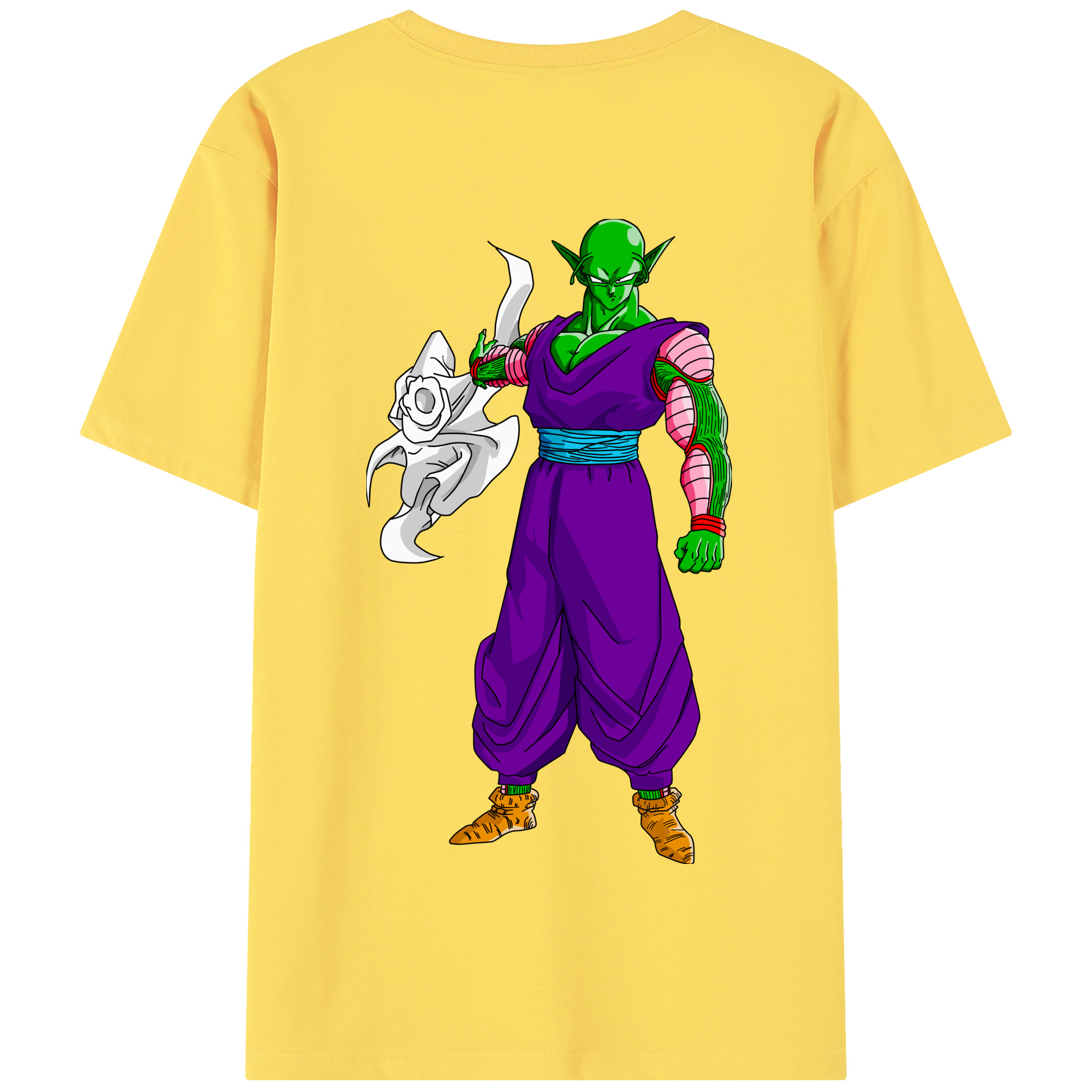 （画像用） ドラゴンボール ピッコロ DRAGON BALL Piccolo 綿100％半袖Tシャツ（背面プリント）