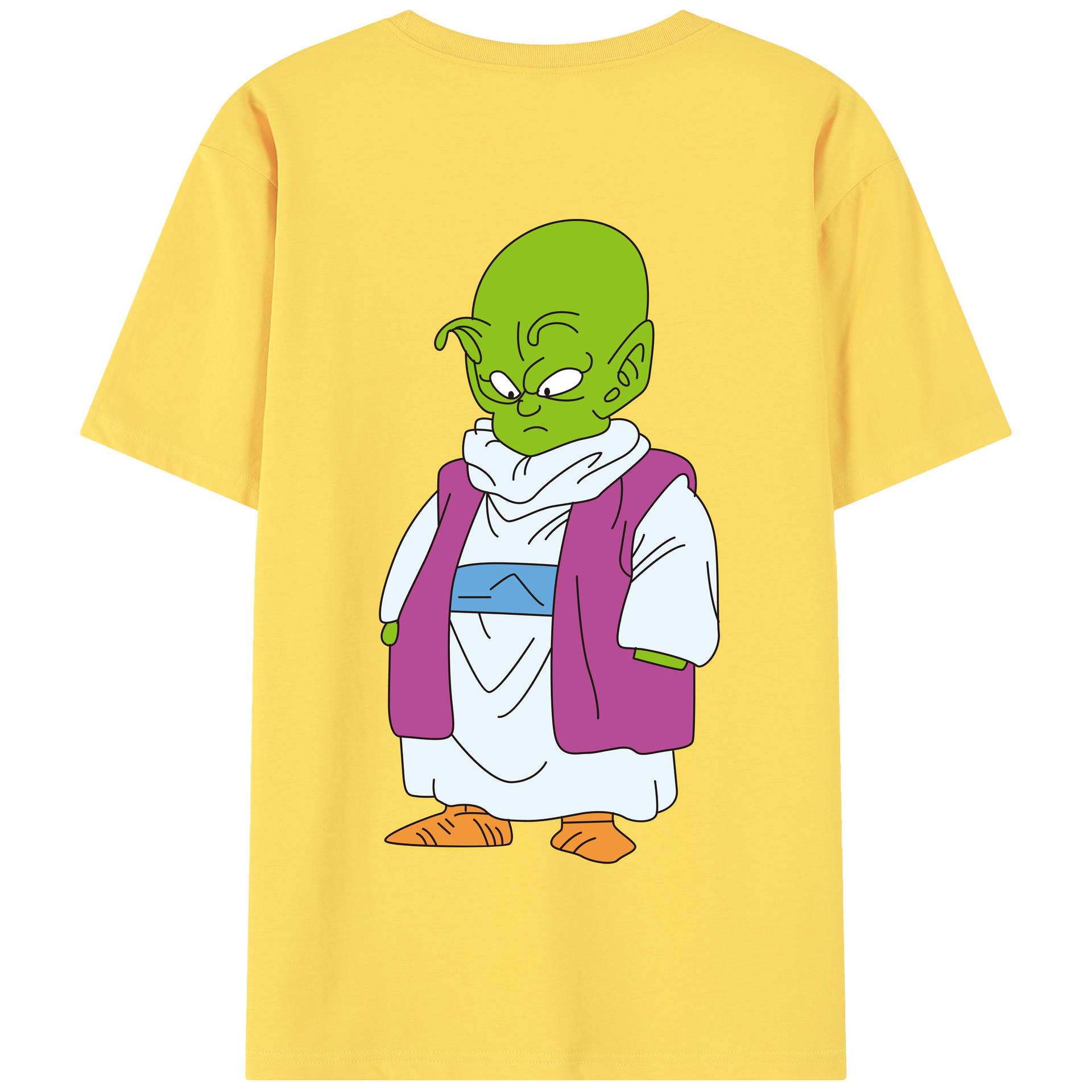 （画像用） ドラゴンボール ピッコロ DRAGON BALL Piccolo 綿100％半袖Tシャツ（背面プリント）