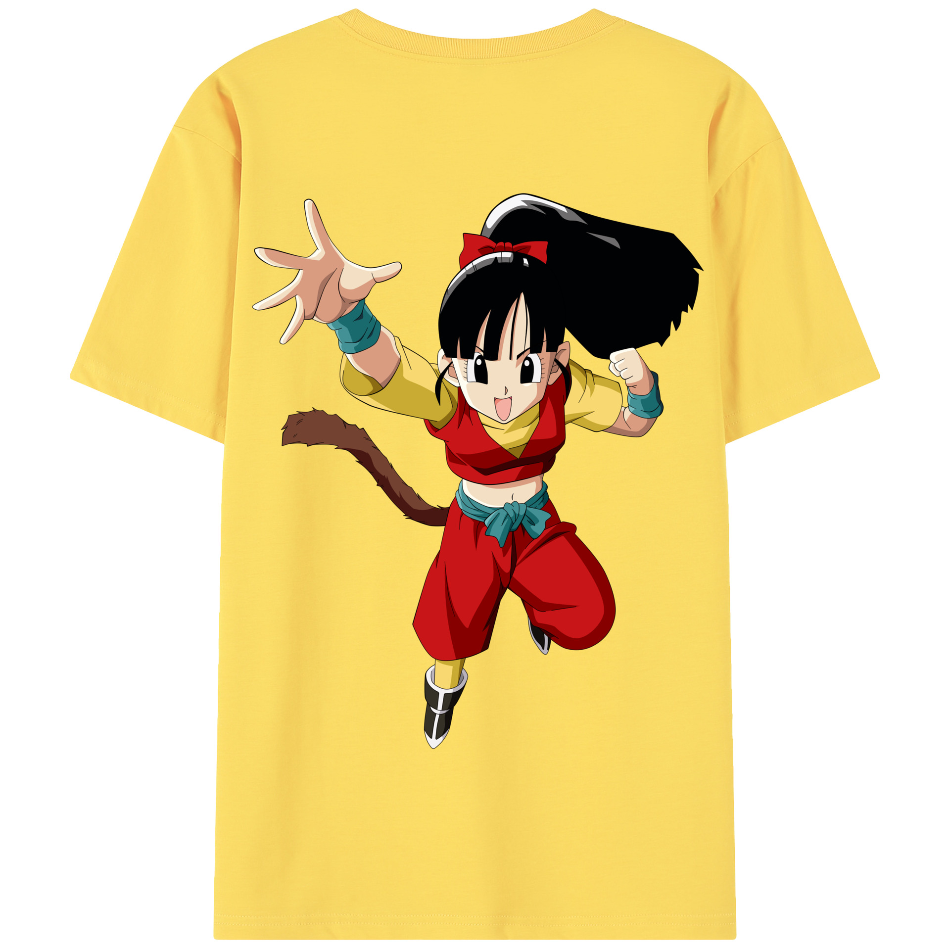（画像用） ドラゴンボール パン DRAGON BALL Pan 綿100％半袖Tシャツ（背面プリント）