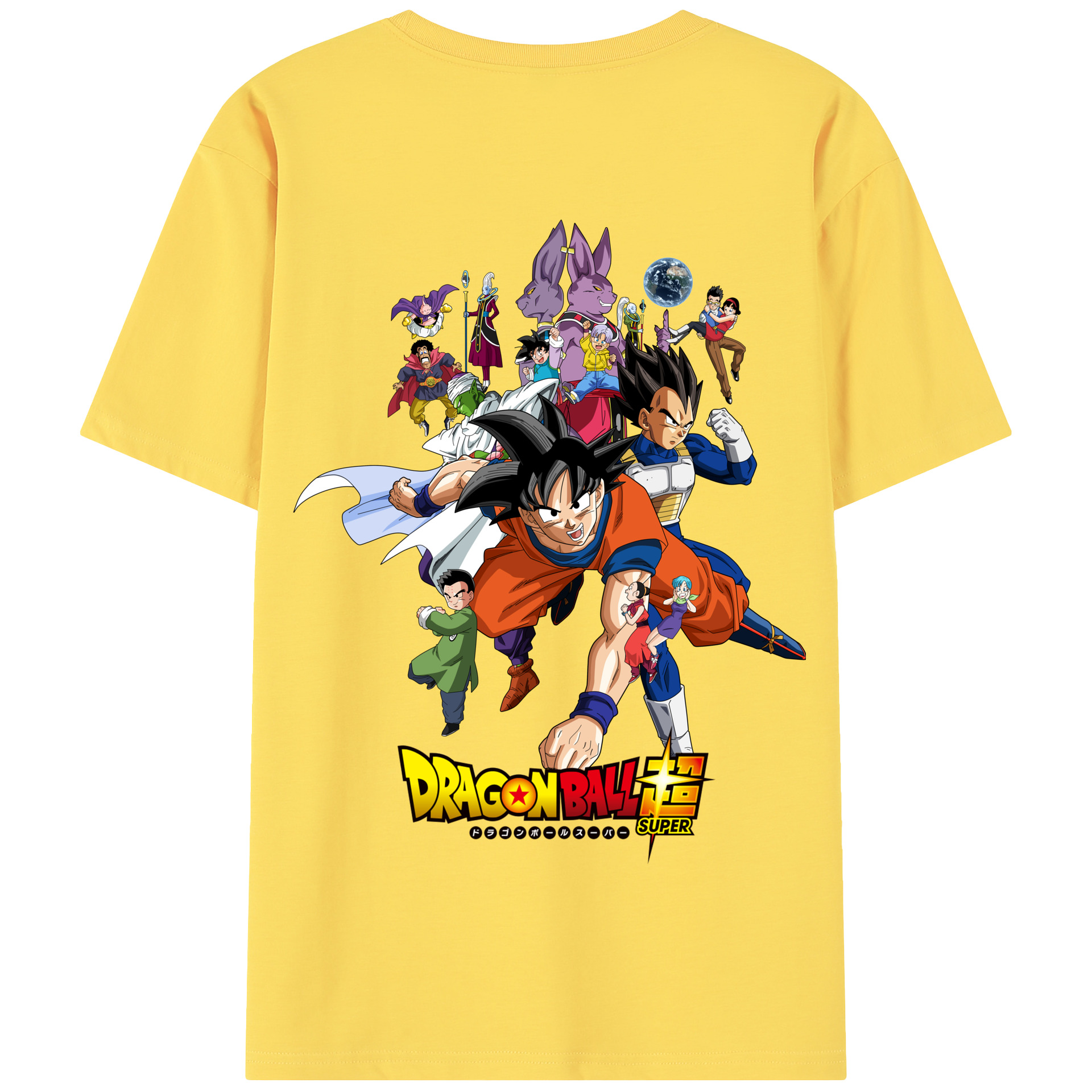 （画像用） ドラゴンボール DRAGON BALL 綿100％半袖Tシャツ（背面プリント）