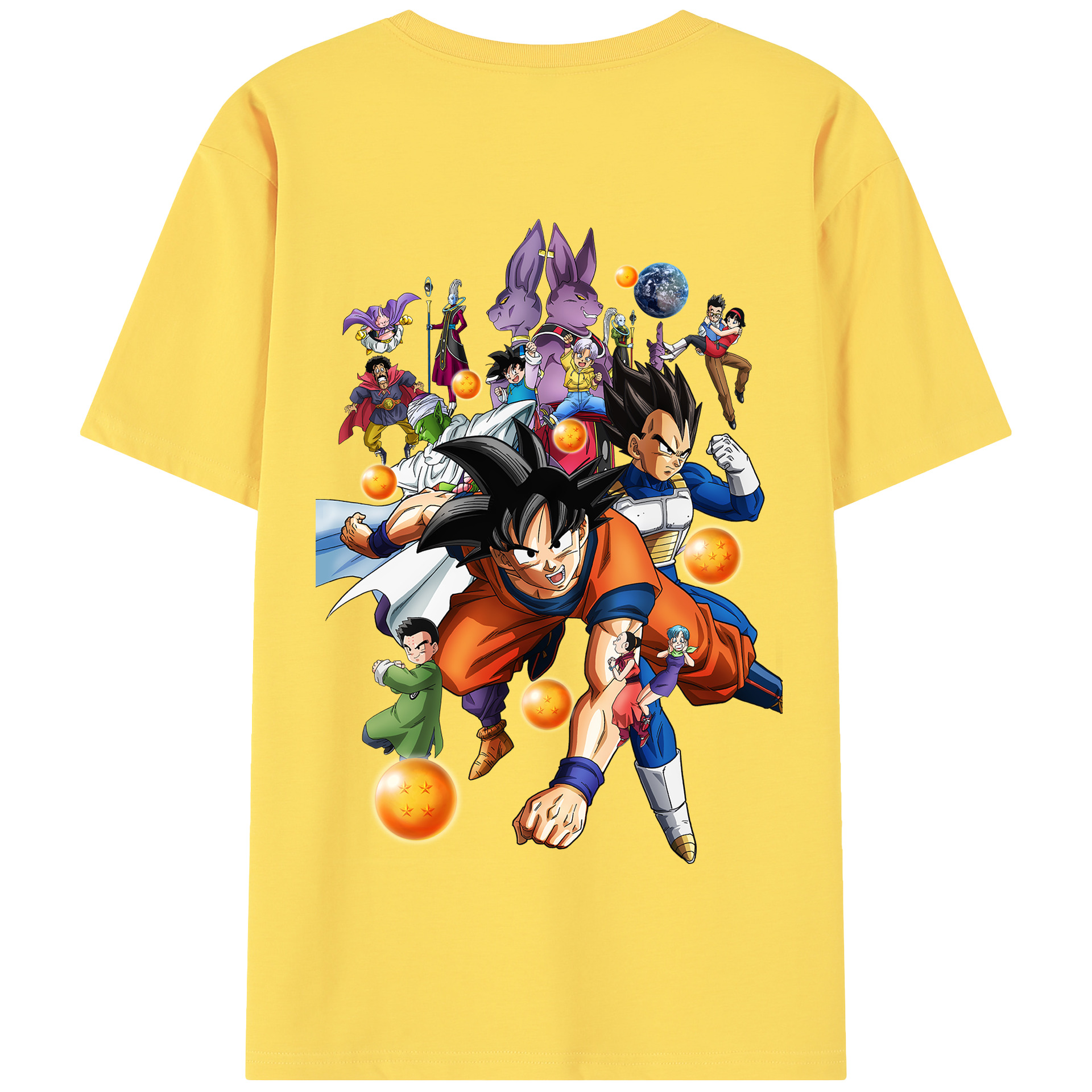 （画像用） ドラゴンボール DRAGON BALL 綿100％半袖Tシャツ（背面プリント）