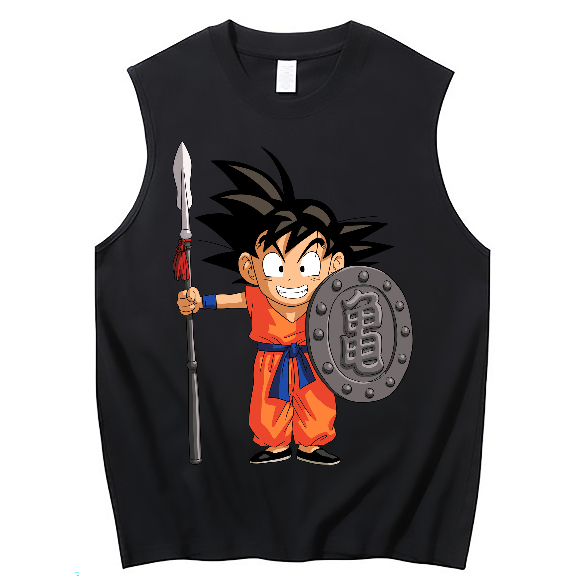 （画像用） ドラゴンボール 孫悟空（そん ごくう）Son Goku カカロット DRAGON BALL Kakarotto コットン100％タンクトップ（フロントプリント）