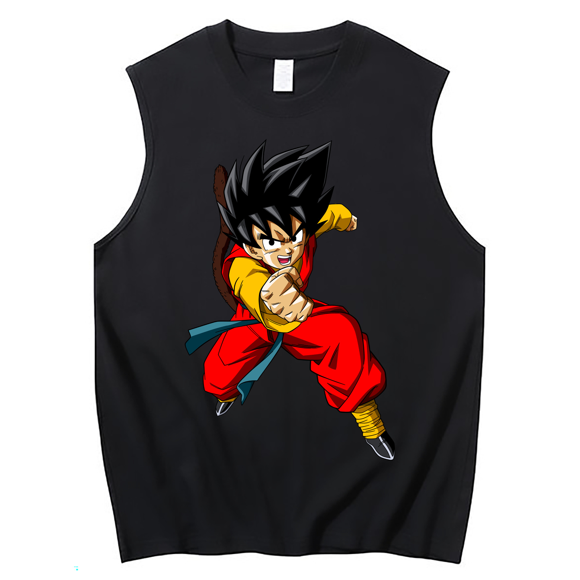 （画像用） ドラゴンボール 孫悟空（そん ごくう）Son Goku カカロット DRAGON BALL Kakarotto コットン100％タンクトップ（フロントプリント）