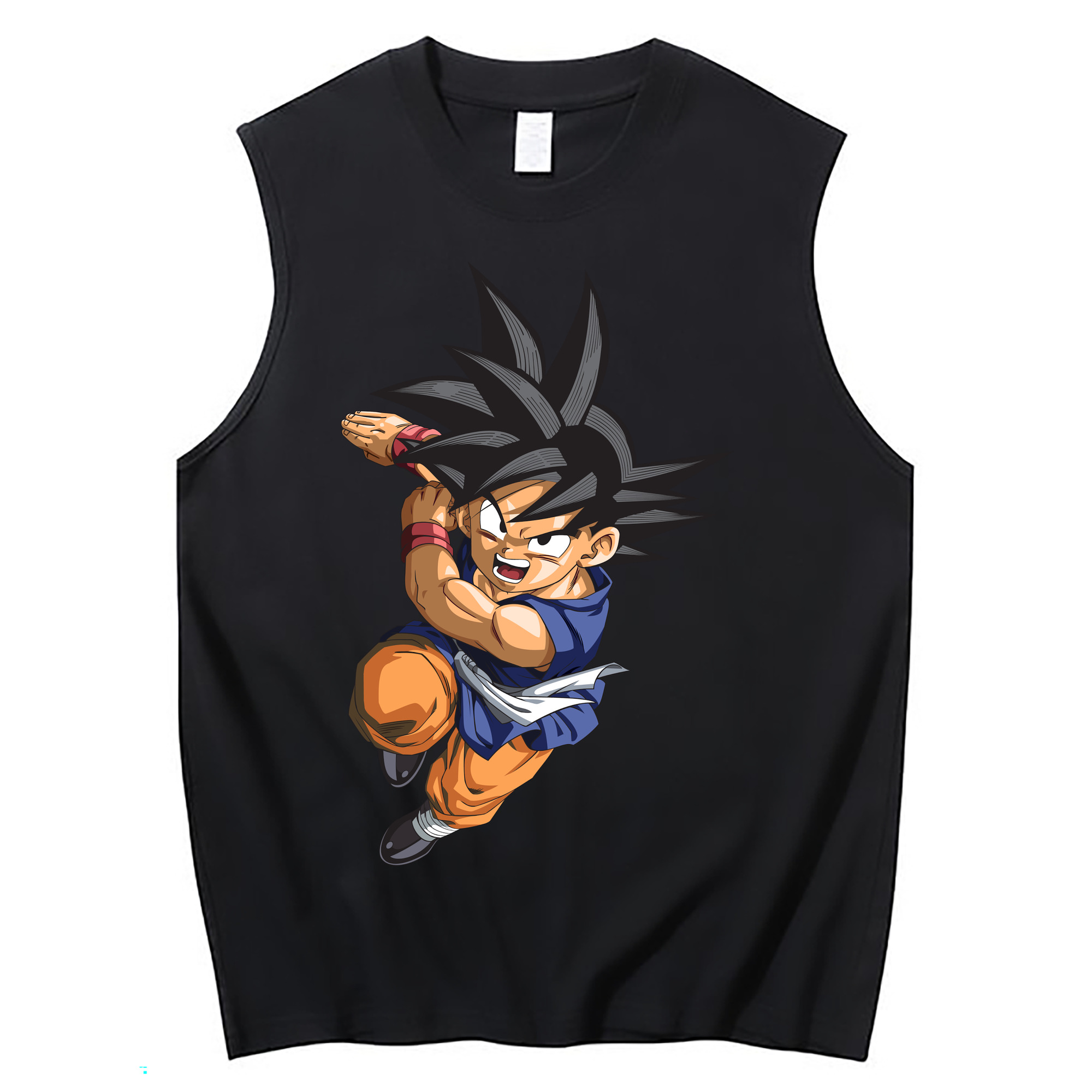 （画像用） ドラゴンボール 孫悟空（そん ごくう）Son Goku カカロット DRAGON BALL Kakarotto コットン100％タンクトップ（フロントプリント）
