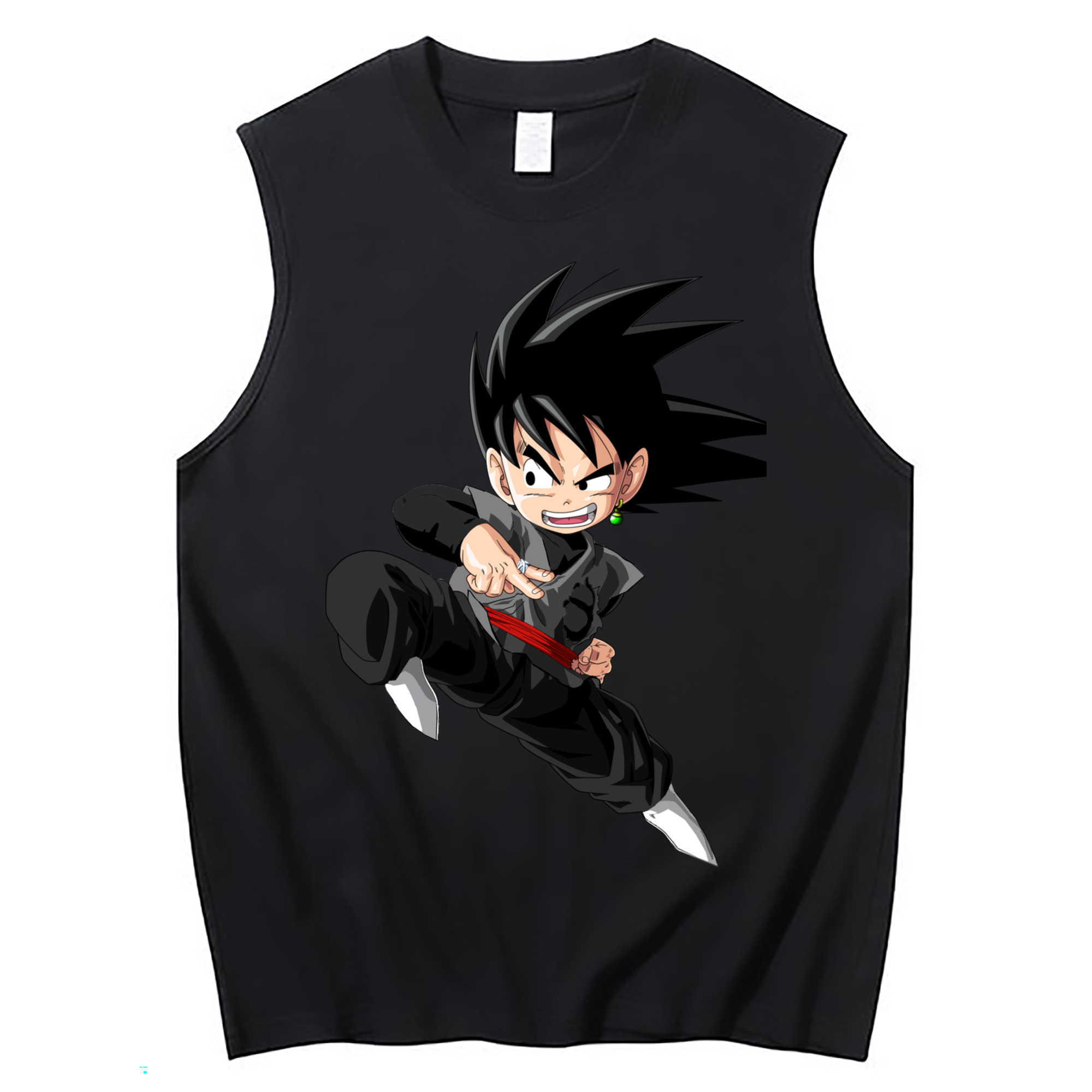 （画像用） ドラゴンボール 孫悟空（そん ごくう）Son Goku カカロット DRAGON BALL Kakarotto コットン100％タンクトップ（フロントプリント）
