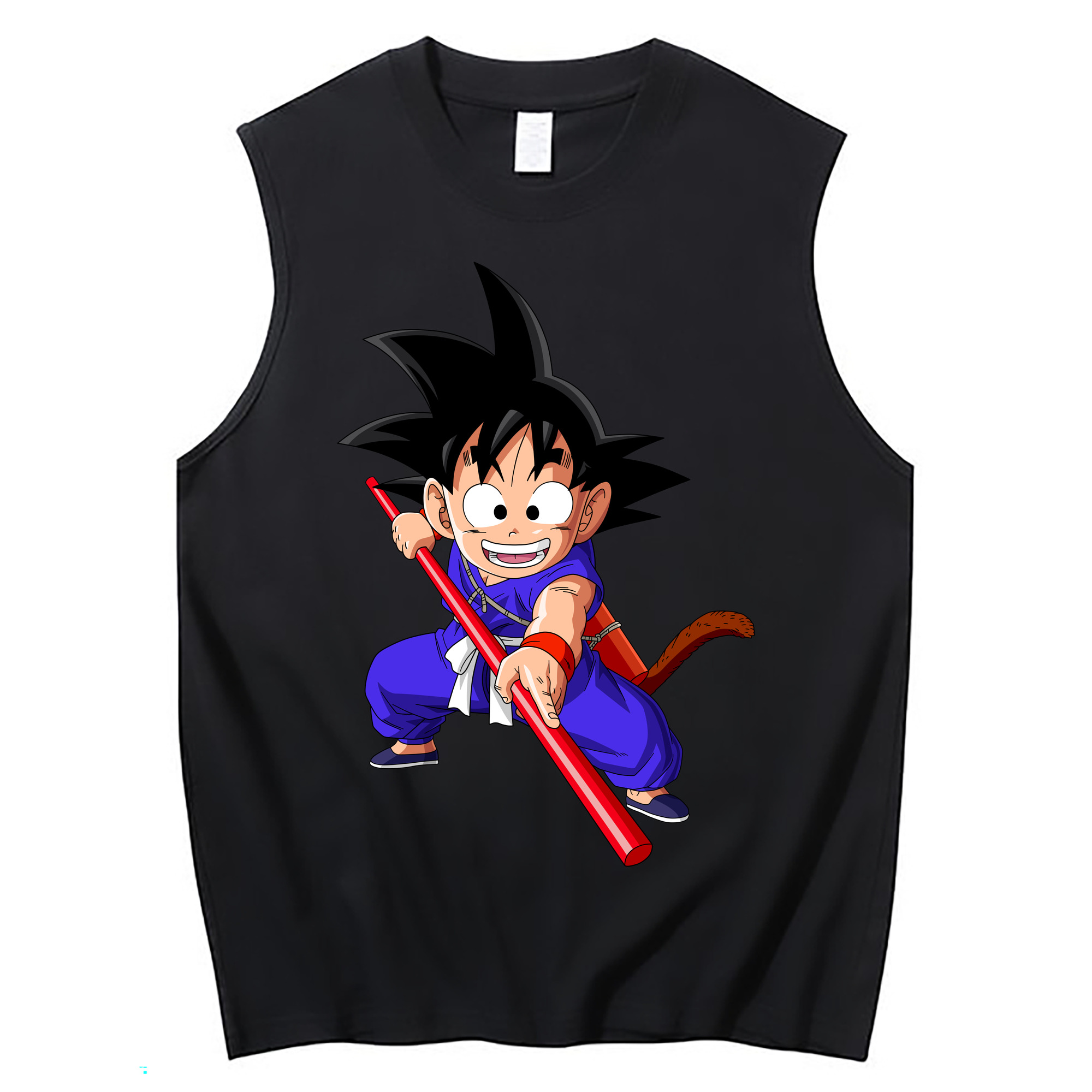 （画像用） ドラゴンボール 孫悟空（そん ごくう）Son Goku カカロット DRAGON BALL Kakarotto コットン100％タンクトップ（フロントプリント）