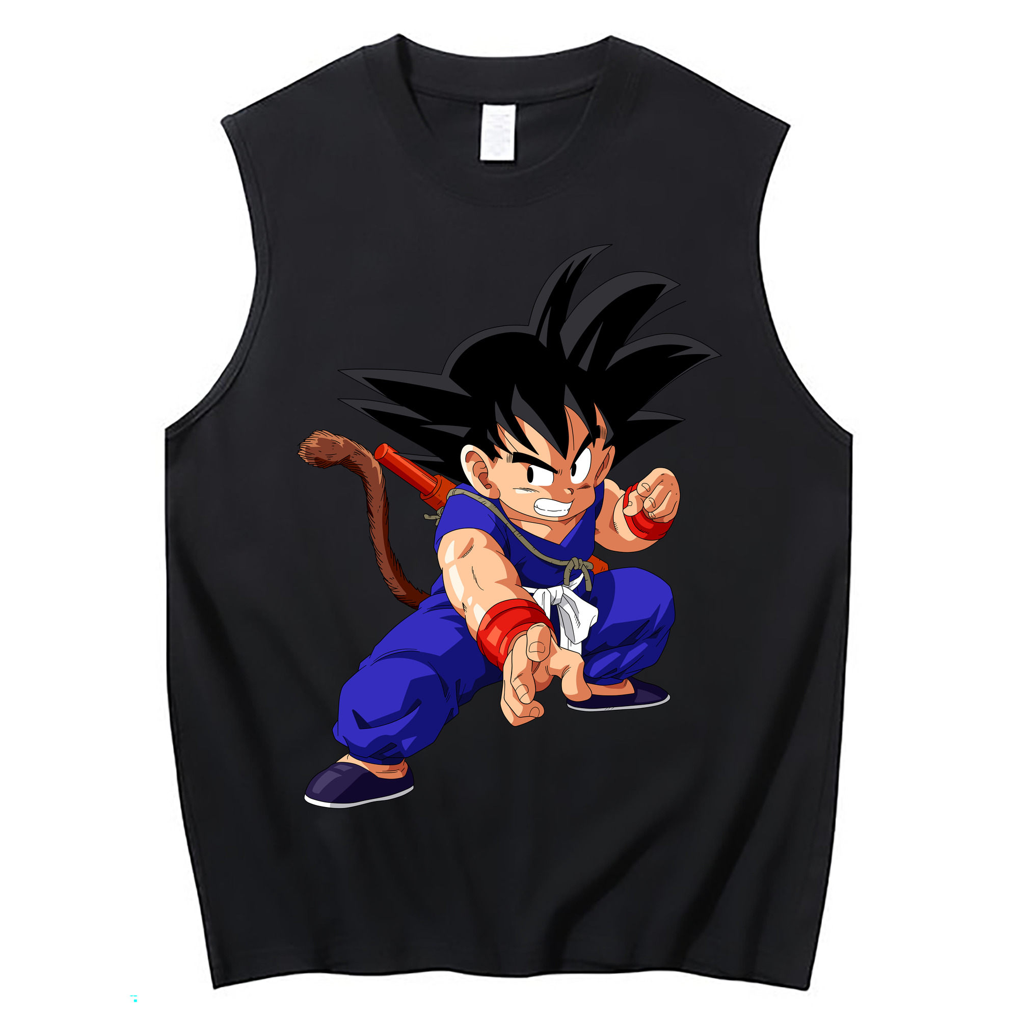 （画像用） ドラゴンボール 孫悟空（そん ごくう）Son Goku カカロット DRAGON BALL Kakarotto コットン100％タンクトップ（フロントプリント）