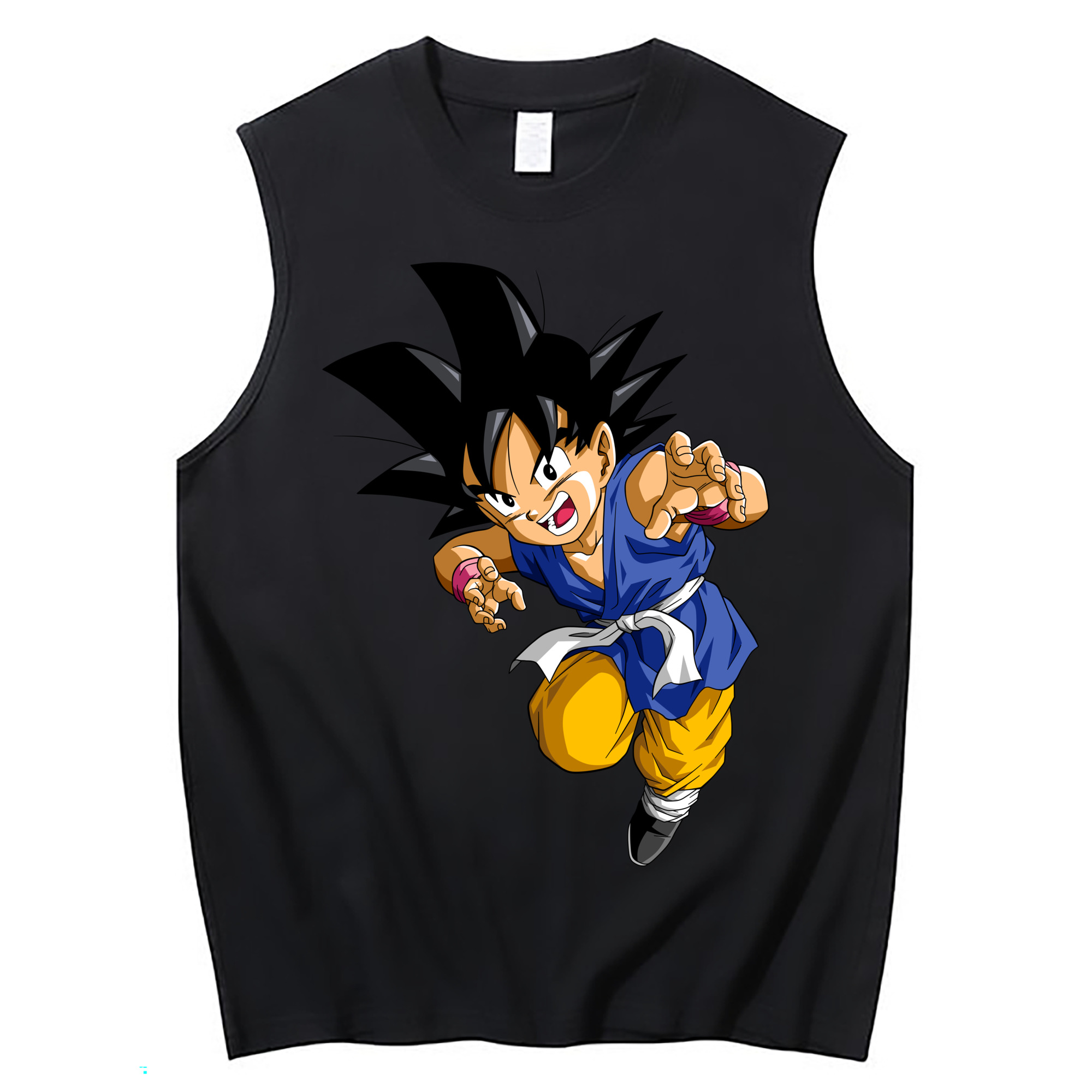 （画像用） ドラゴンボール 孫悟空（そん ごくう）Son Goku カカロット DRAGON BALL Kakarotto コットン100％タンクトップ（フロントプリント）