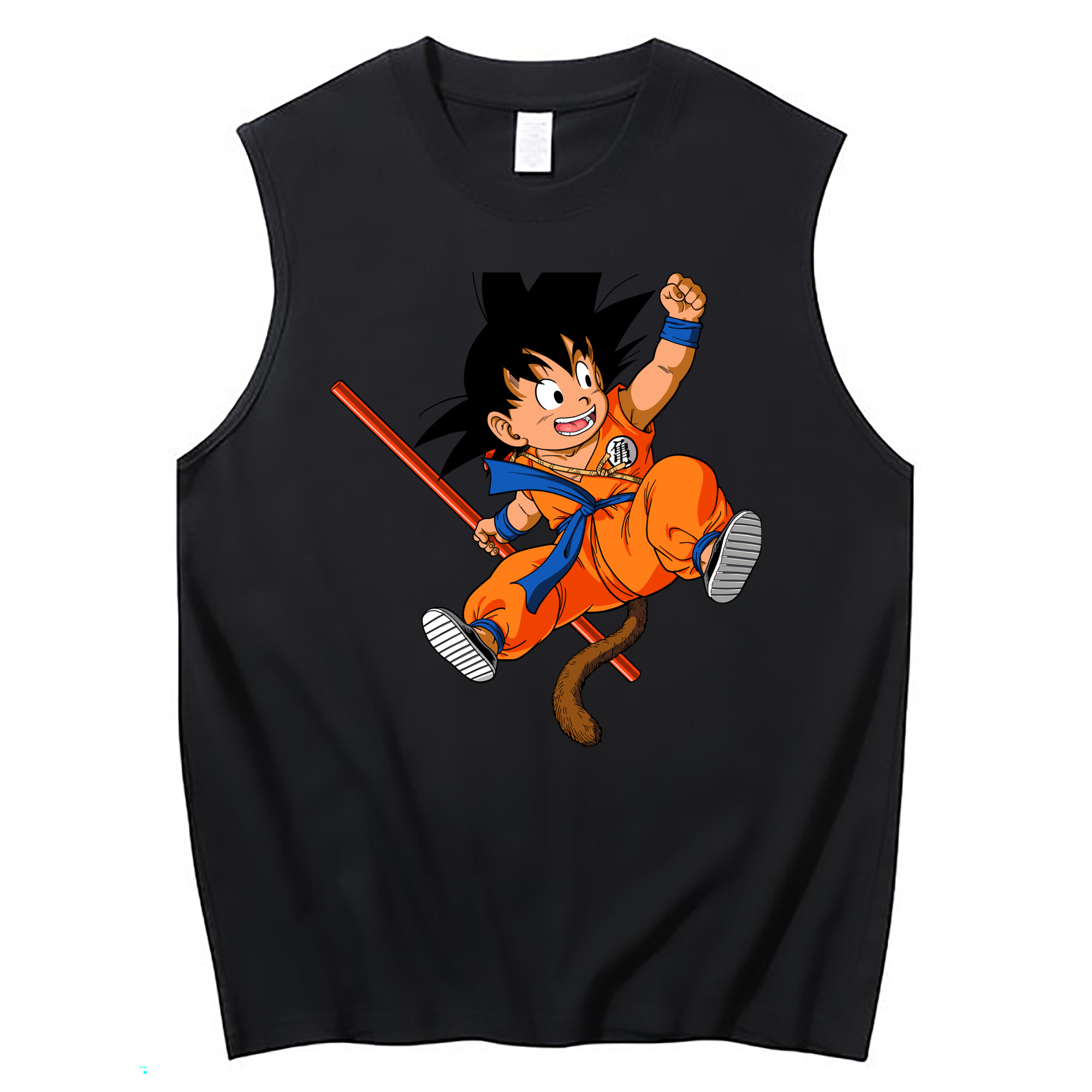 （画像用） ドラゴンボール 孫悟空（そん ごくう）Son Goku カカロット DRAGON BALL Kakarotto コットン100％タンクトップ（フロントプリント）