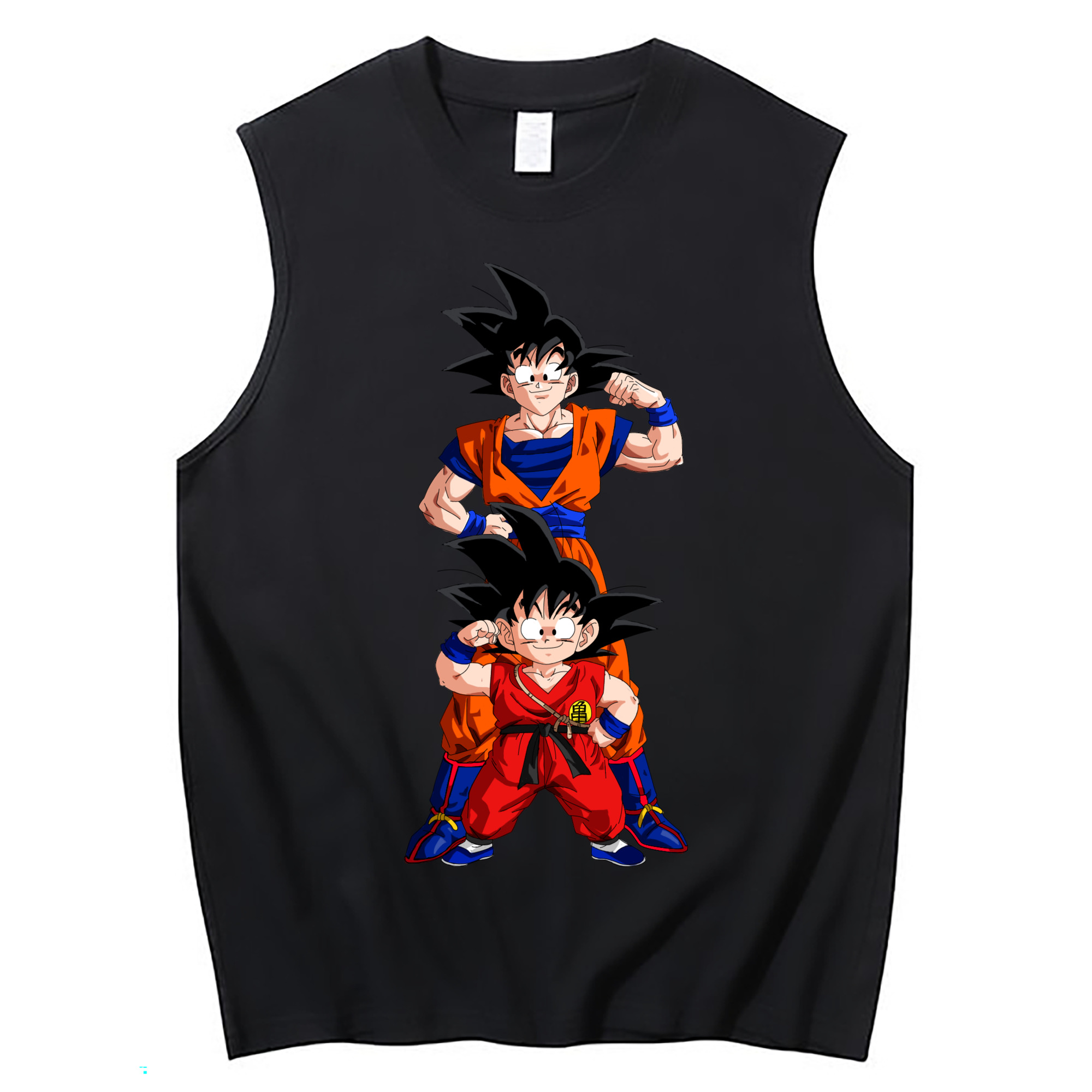 （画像用） ドラゴンボール 孫悟空（そん ごくう）Son Goku カカロット DRAGON BALL Kakarotto コットン100％タンクトップ（フロントプリント）