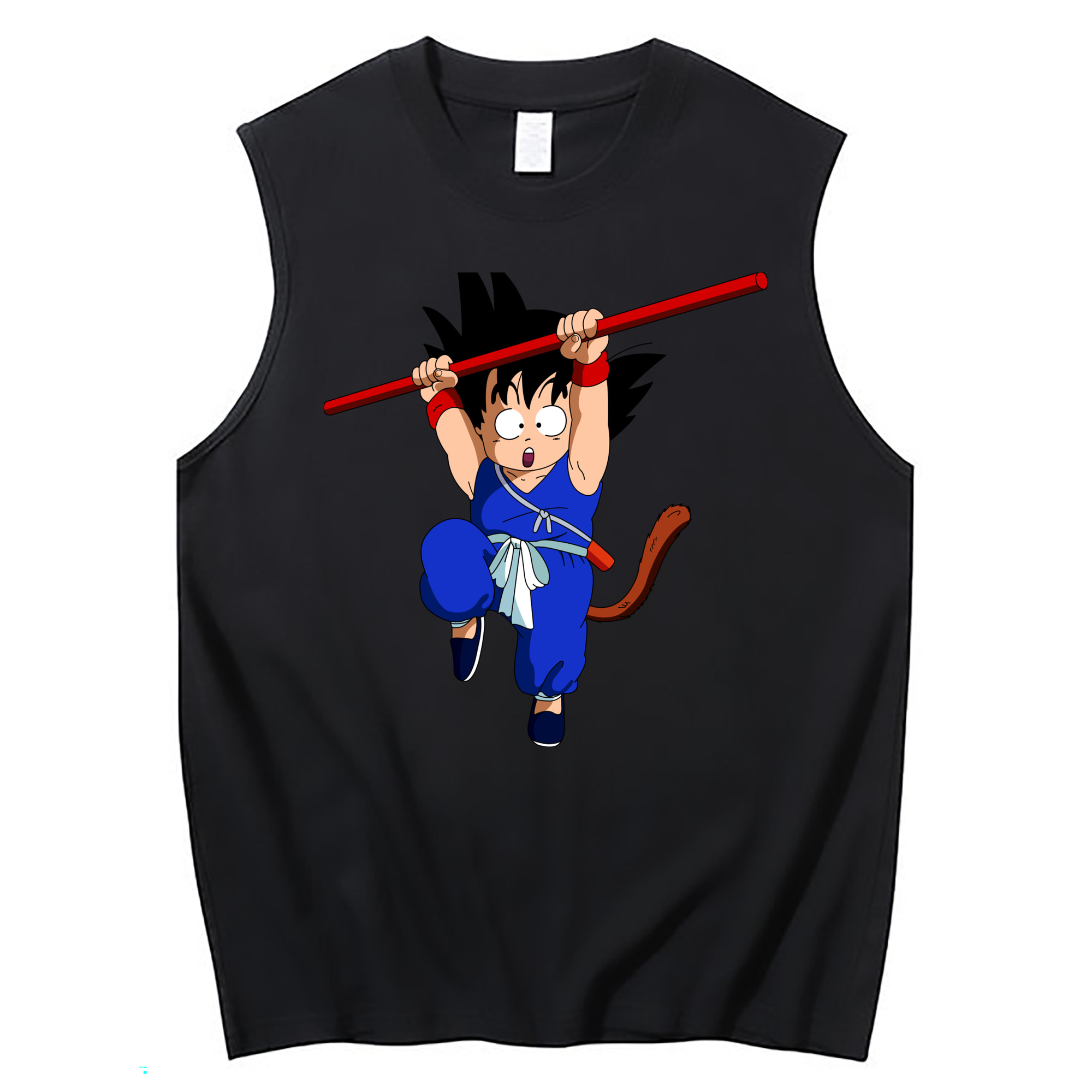 （画像用） ドラゴンボール 孫悟空（そん ごくう）Son Goku カカロット DRAGON BALL Kakarotto コットン100％タンクトップ（フロントプリント）