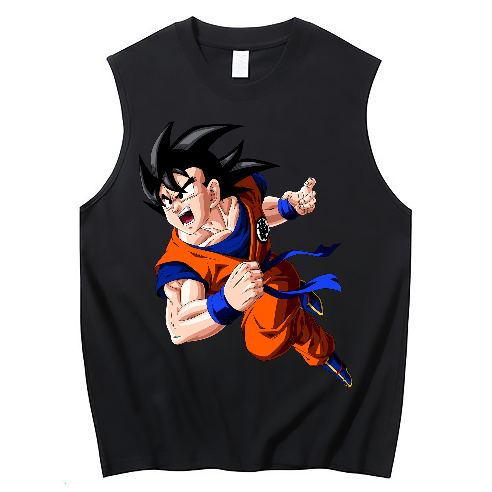 （画像用） ドラゴンボール 孫悟空（そん ごくう）Son Goku カカロット DRAGON BALL Kakarotto コットン100％タンクトップ（フロントプリント）