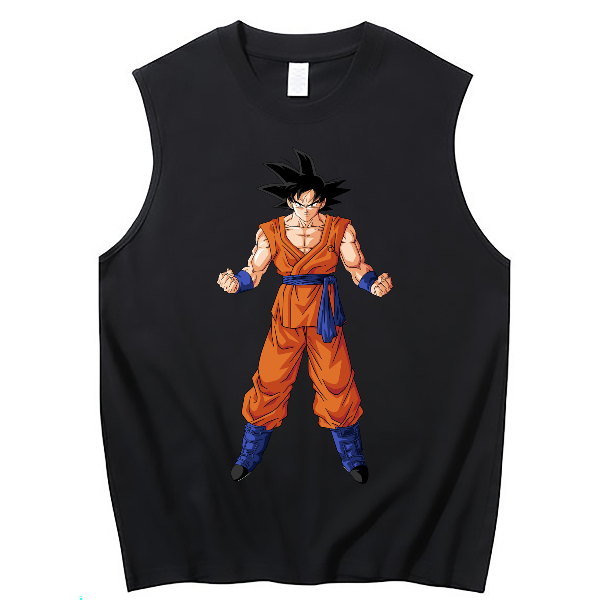 （画像用） ドラゴンボール 孫悟空（そん ごくう）Son Goku カカロット DRAGON BALL Kakarotto コットン100％タンクトップ（フロントプリント）