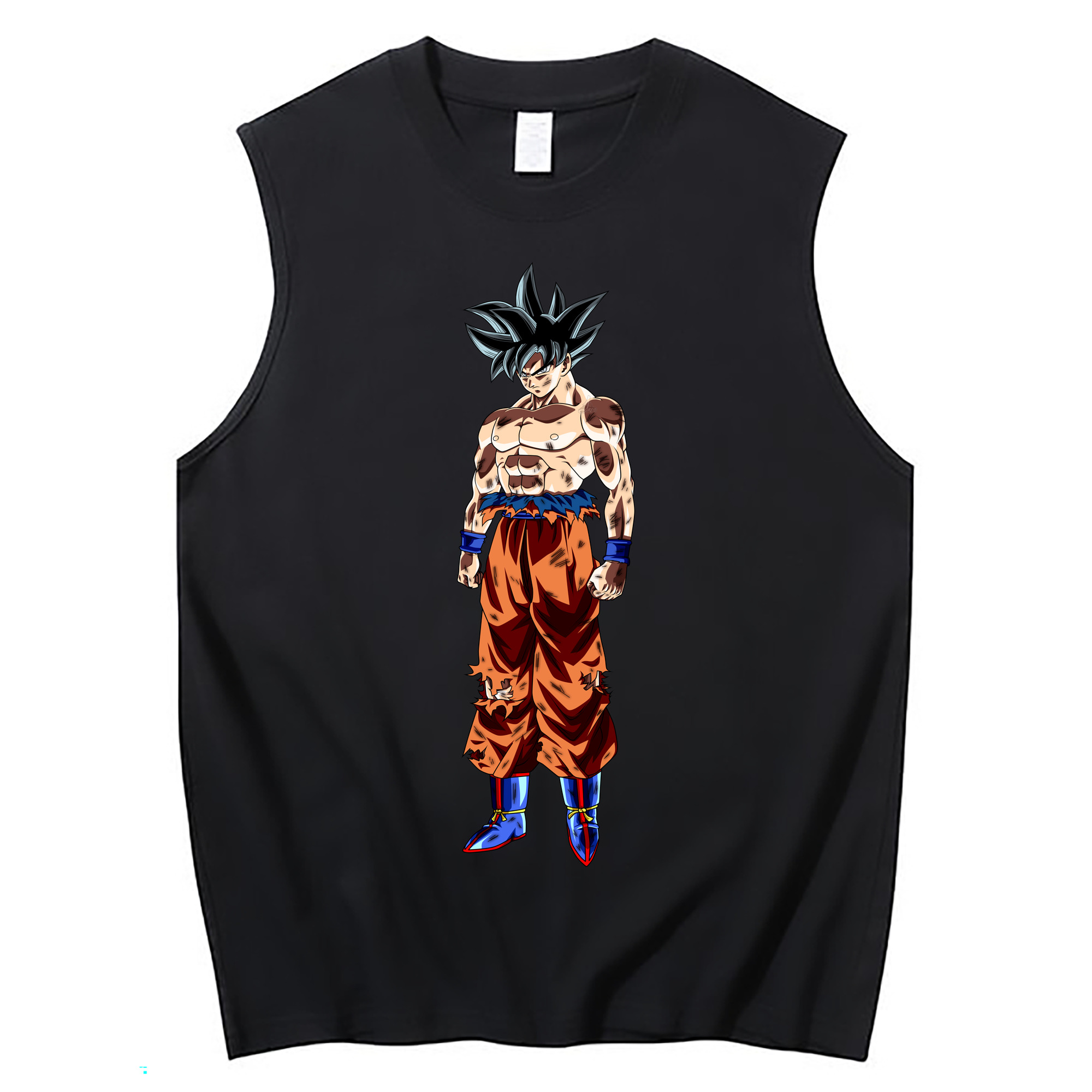 （画像用） ドラゴンボール 孫悟空（そん ごくう）Son Goku カカロット DRAGON BALL Kakarotto コットン100％タンクトップ（フロントプリント）