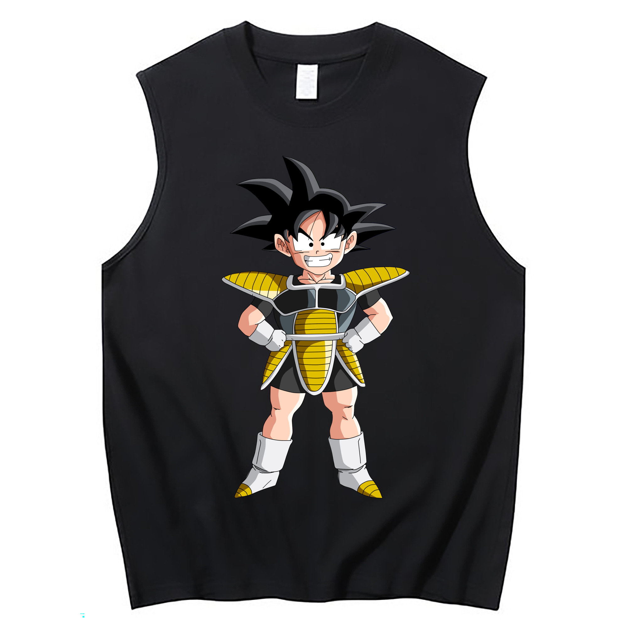 （画像用） ドラゴンボール 孫悟空（そん ごくう）Son Goku カカロット DRAGON BALL Kakarotto コットン100％タンクトップ（フロントプリント）