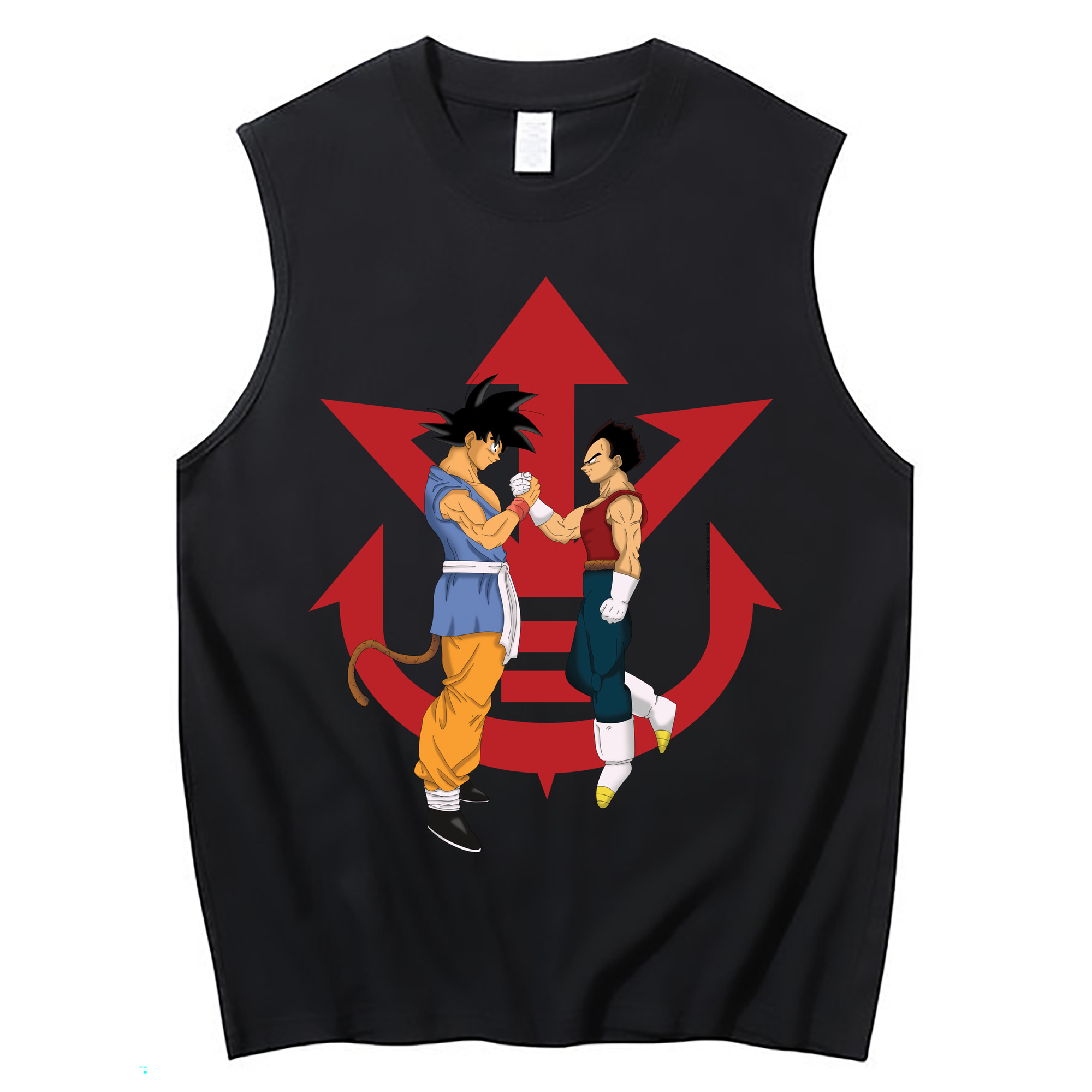 （画像用） ドラゴンボール 孫悟空（そん ごくう）Son Goku カカロット DRAGON BALL Kakarotto コットン100％タンクトップ（フロントプリント）
