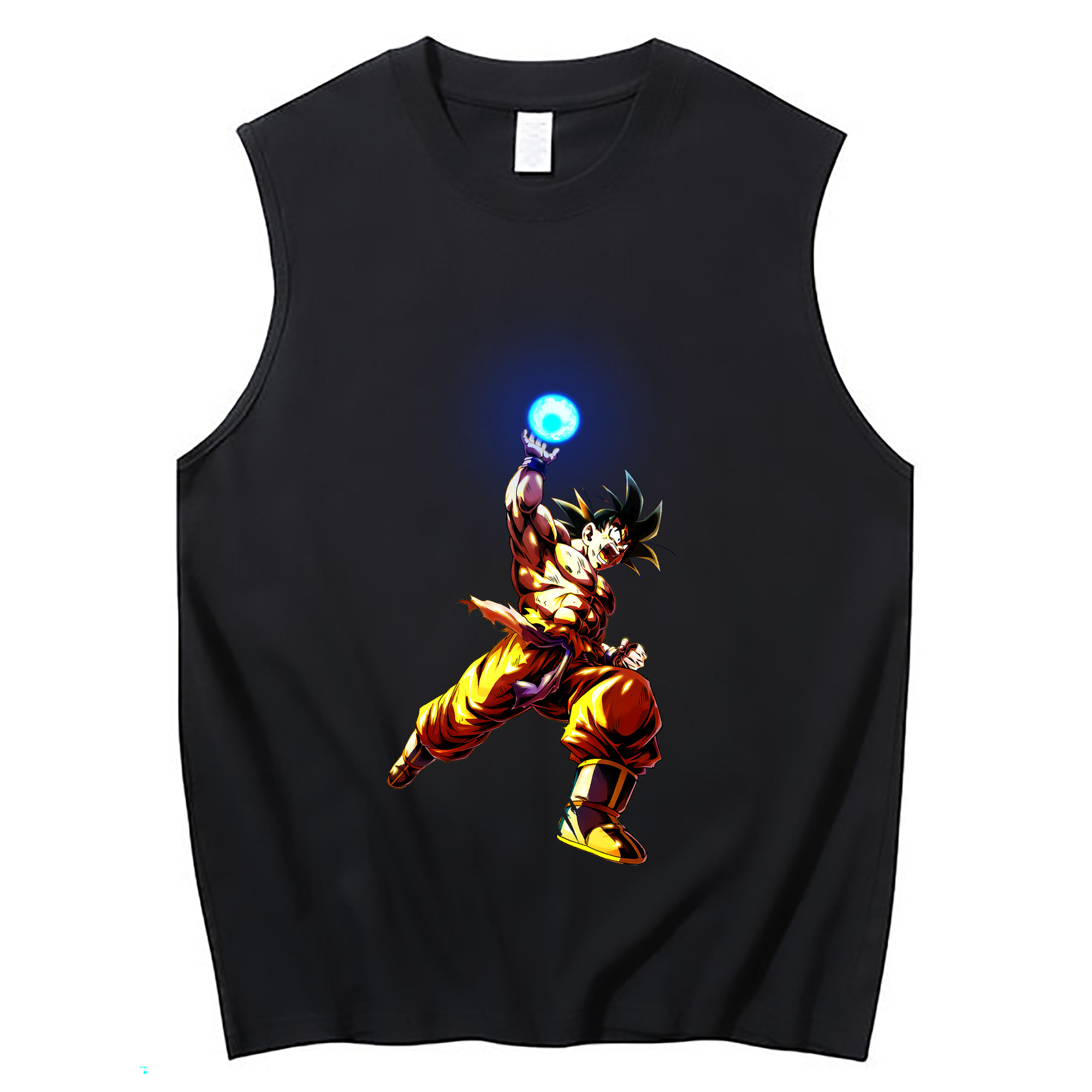 （画像用） ドラゴンボール 孫悟空（そん ごくう）Son Goku カカロット DRAGON BALL Kakarotto コットン100％タンクトップ（フロントプリント）