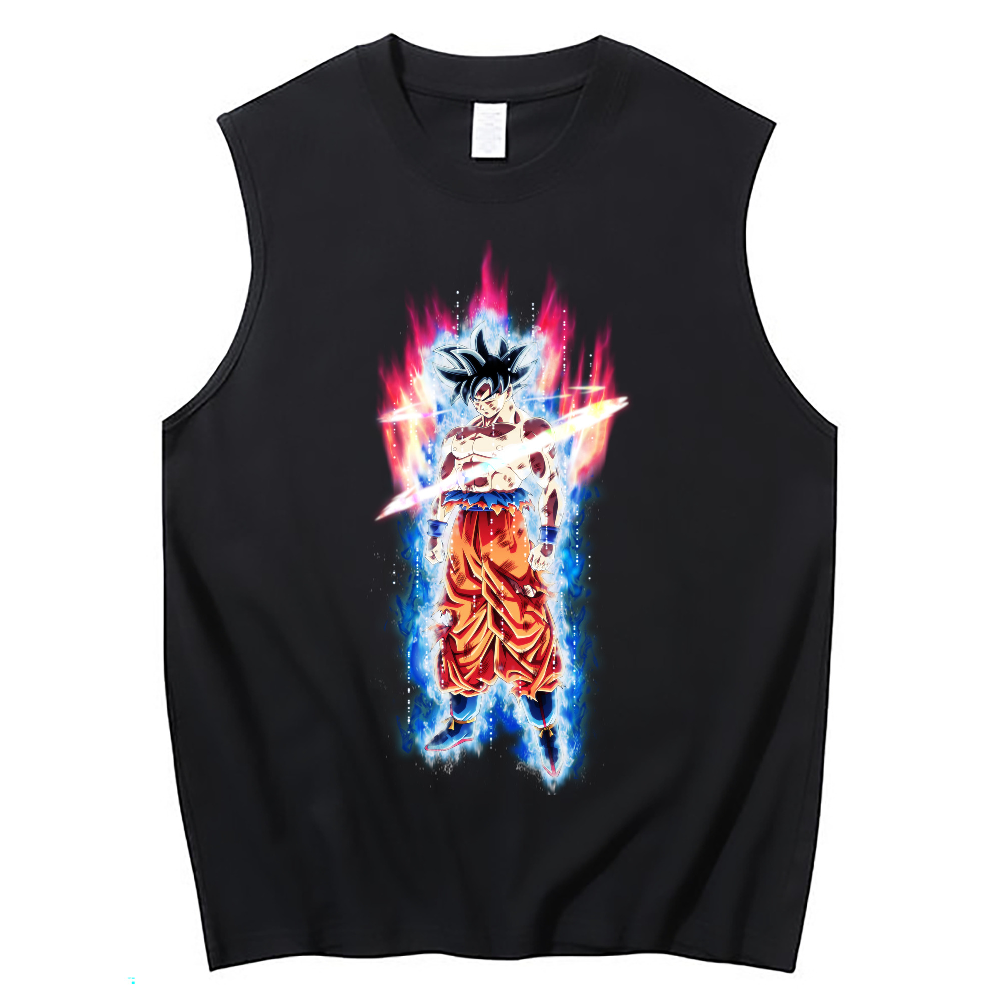 （画像用） ドラゴンボール 孫悟空（そん ごくう）Son Goku カカロット DRAGON BALL Kakarotto コットン100％タンクトップ（フロントプリント）