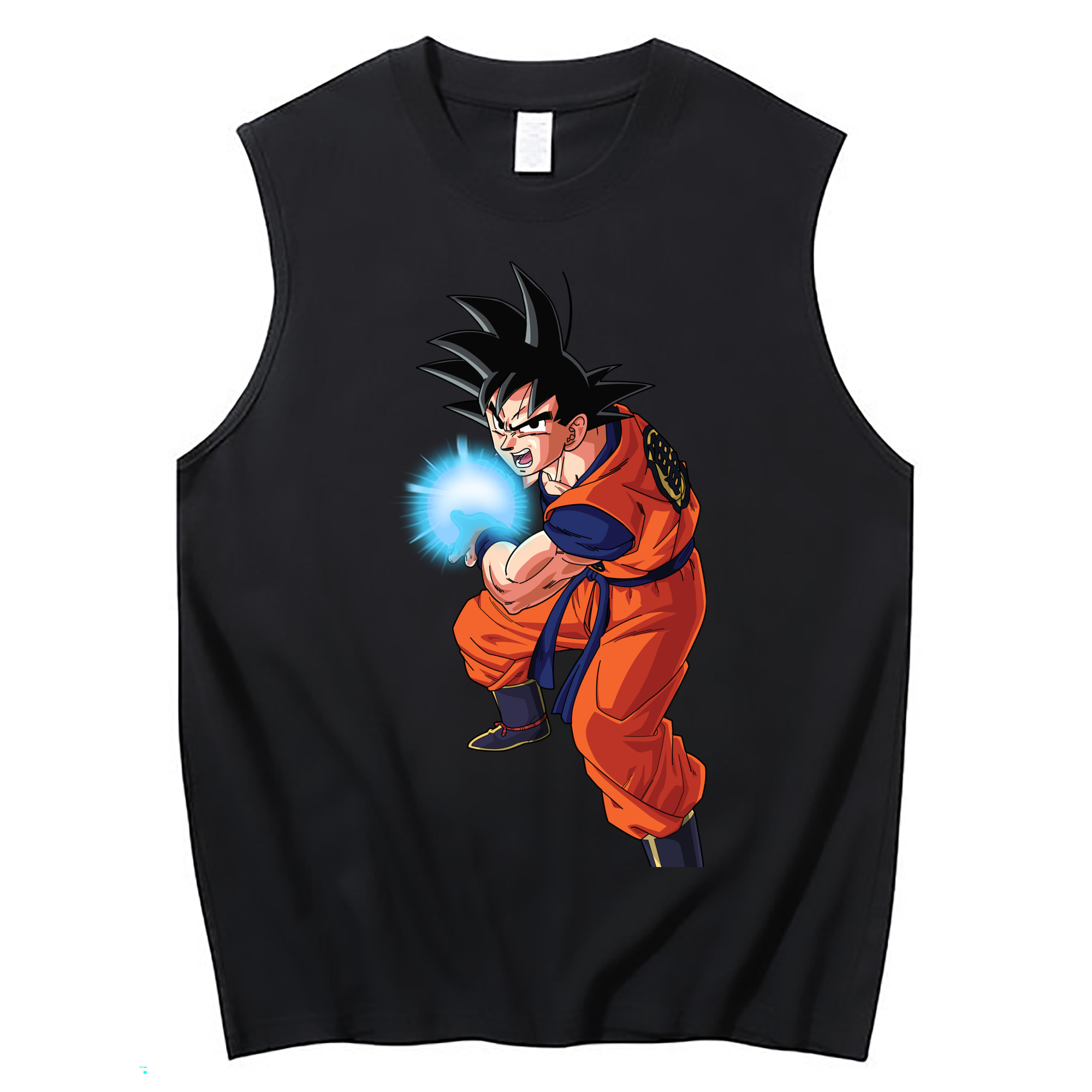 （画像用） ドラゴンボール 孫悟空（そん ごくう）Son Goku カカロット DRAGON BALL Kakarotto コットン100％タンクトップ（フロントプリント）