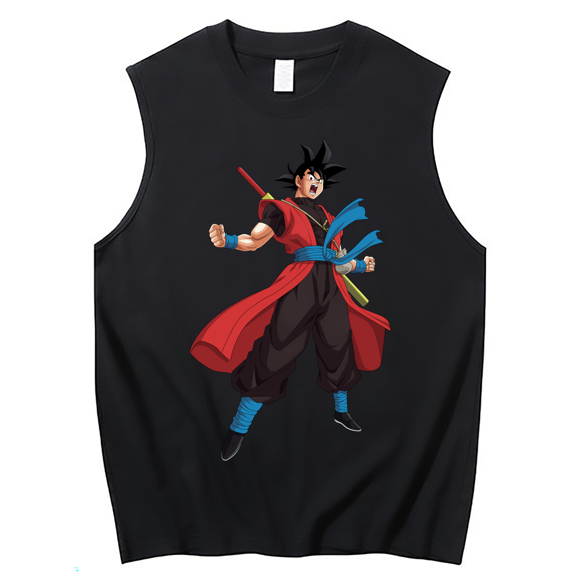 （画像用） ドラゴンボール 孫悟空（そん ごくう）Son Goku カカロット DRAGON BALL Kakarotto コットン100％タンクトップ（フロントプリント）