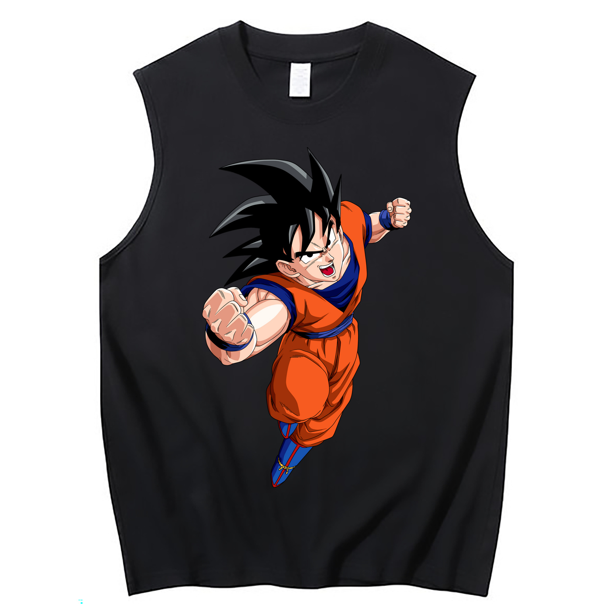 （画像用） ドラゴンボール 孫悟空（そん ごくう）Son Goku カカロット DRAGON BALL Kakarotto コットン100％タンクトップ（フロントプリント）