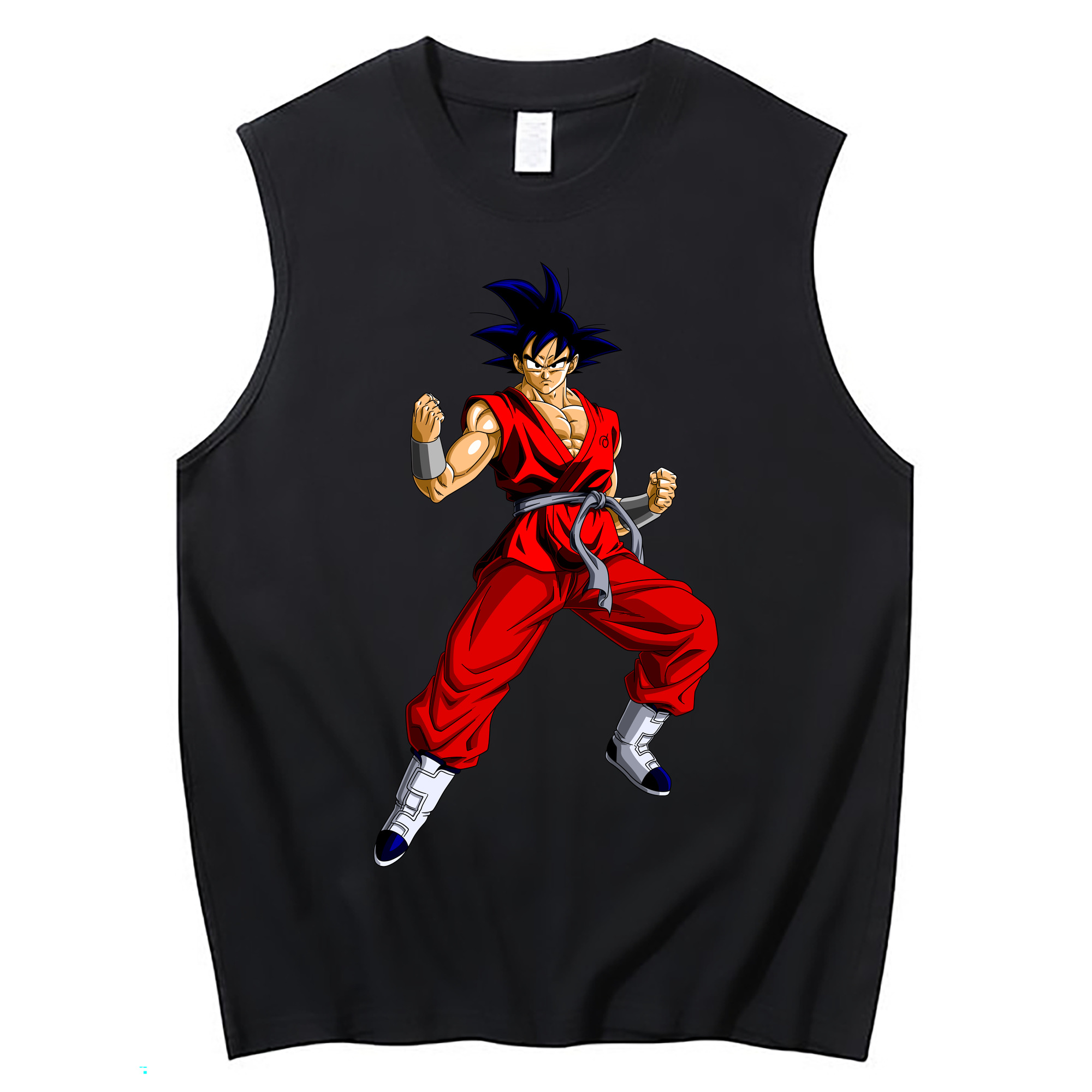 （画像用） ドラゴンボール 孫悟空（そん ごくう）Son Goku カカロット DRAGON BALL Kakarotto コットン100％タンクトップ（フロントプリント）