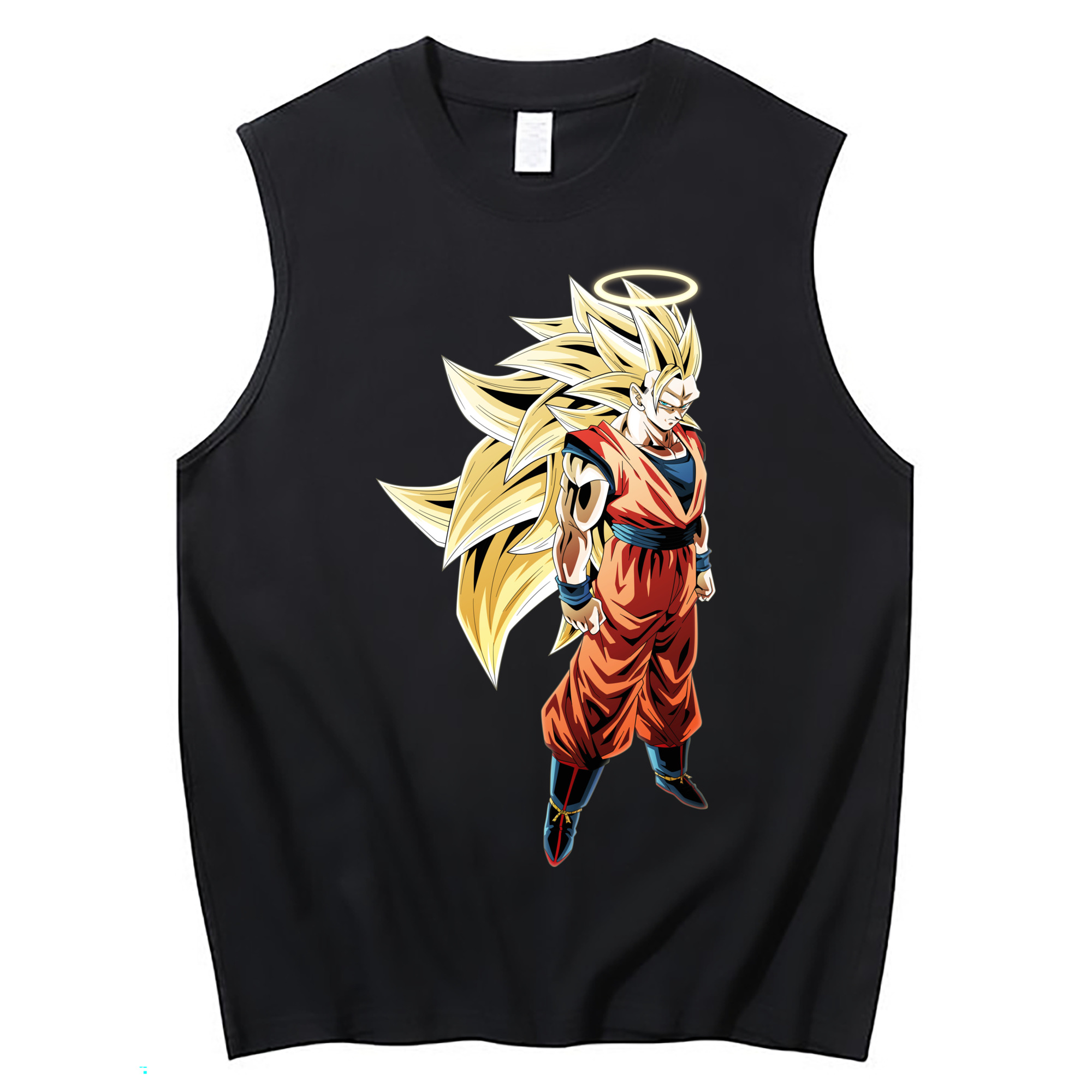（画像用） ドラゴンボール 孫悟空（そん ごくう）Son Goku カカロット DRAGON BALL Kakarotto コットン100％タンクトップ（フロントプリント）