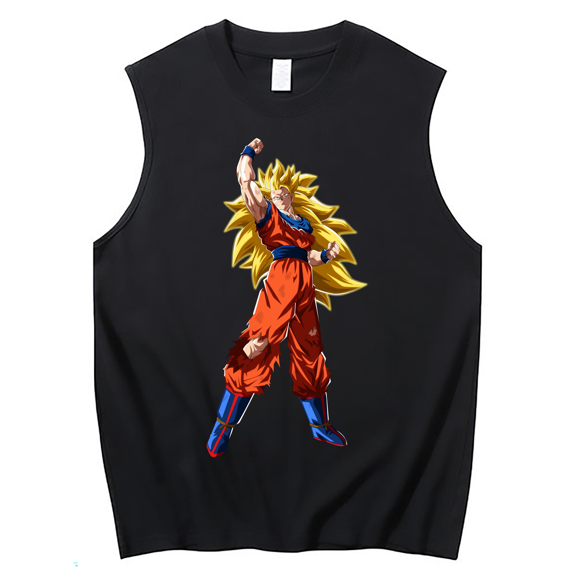 （画像用） ドラゴンボール 孫悟空（そん ごくう）Son Goku カカロット DRAGON BALL Kakarotto コットン100％タンクトップ（フロントプリント）