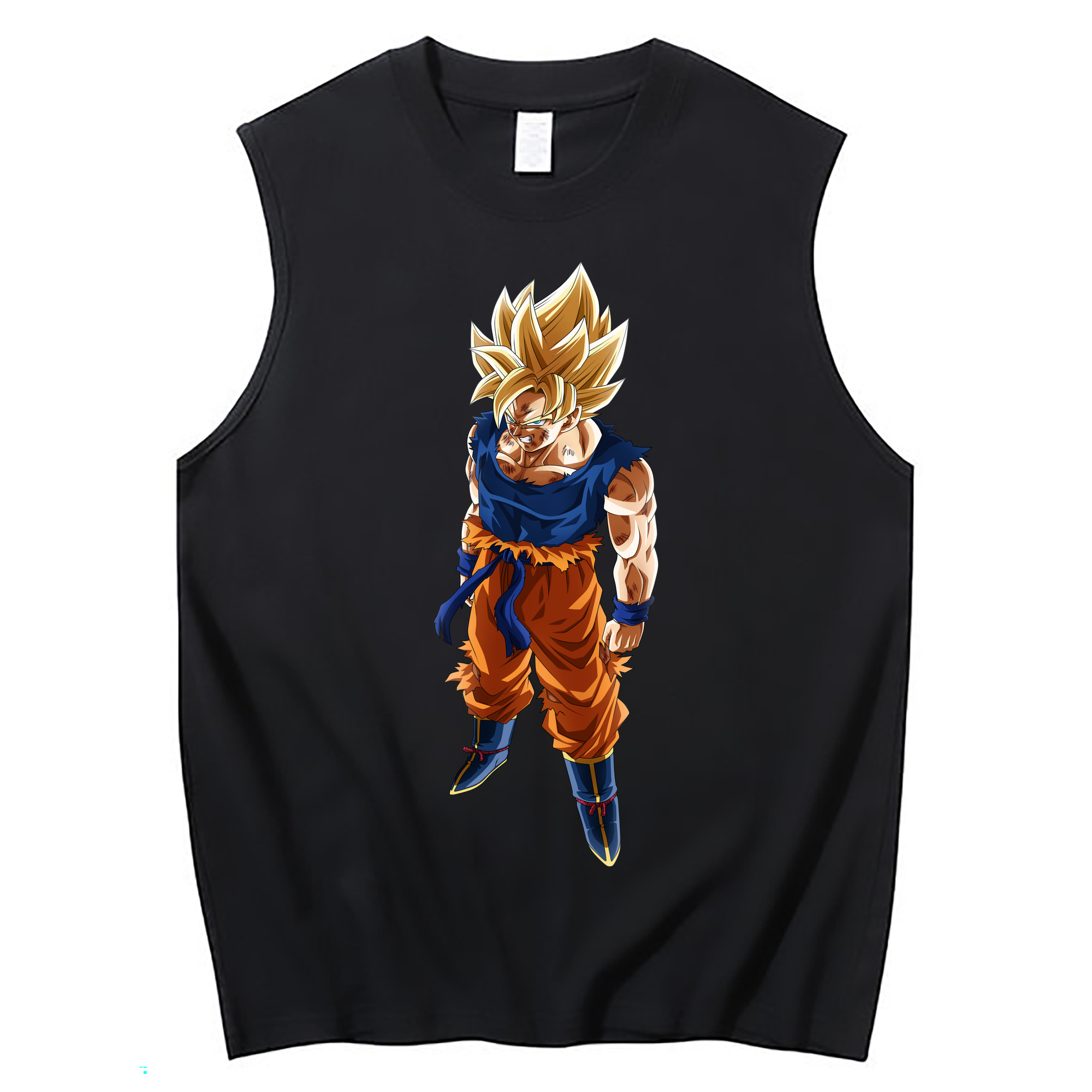 （画像用） ドラゴンボール 孫悟空（そん ごくう）Son Goku カカロット DRAGON BALL Kakarotto コットン100％タンクトップ（フロントプリント）