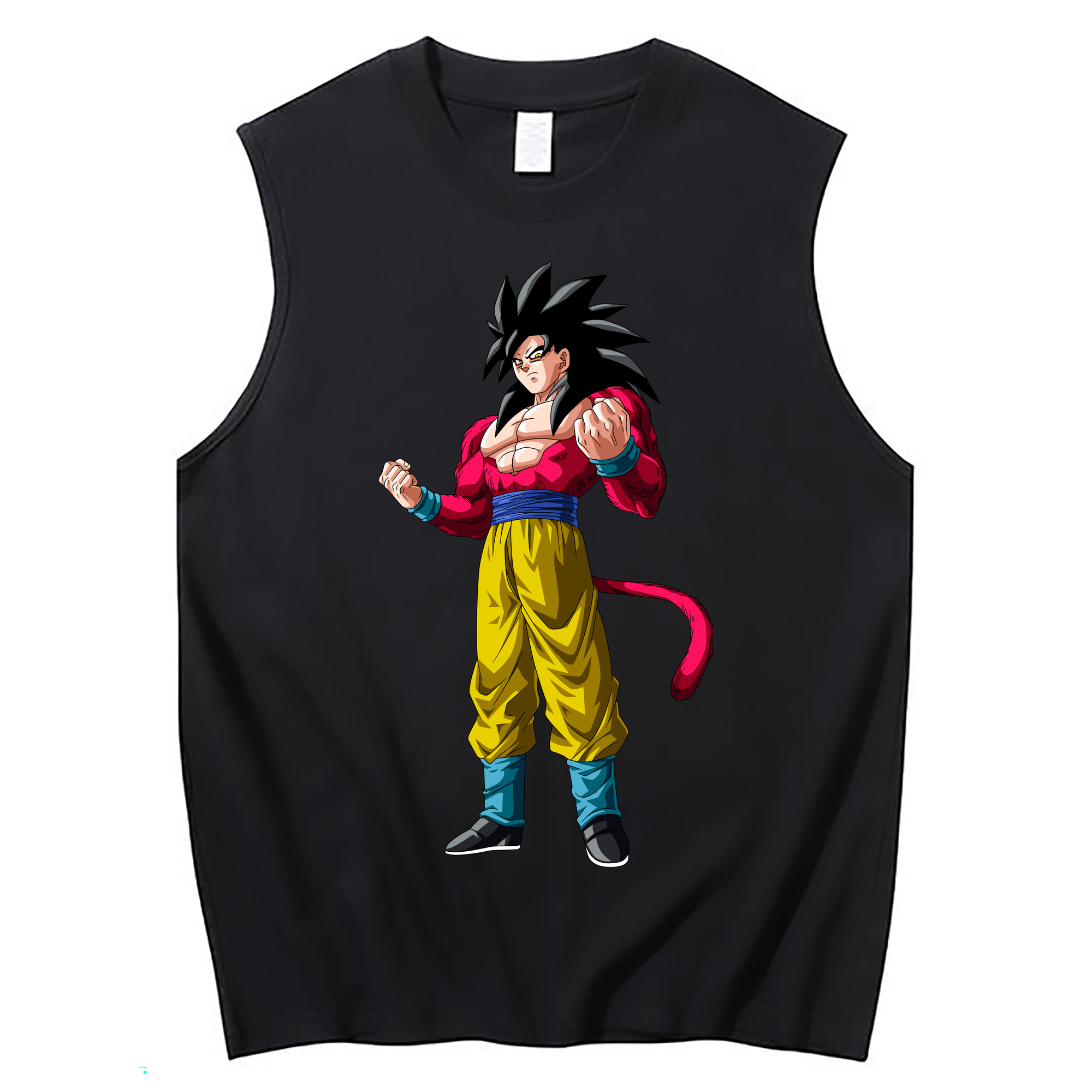 （画像用） ドラゴンボール 孫悟空（そん ごくう）Son Goku カカロット DRAGON BALL Kakarotto コットン100％タンクトップ（フロントプリント）