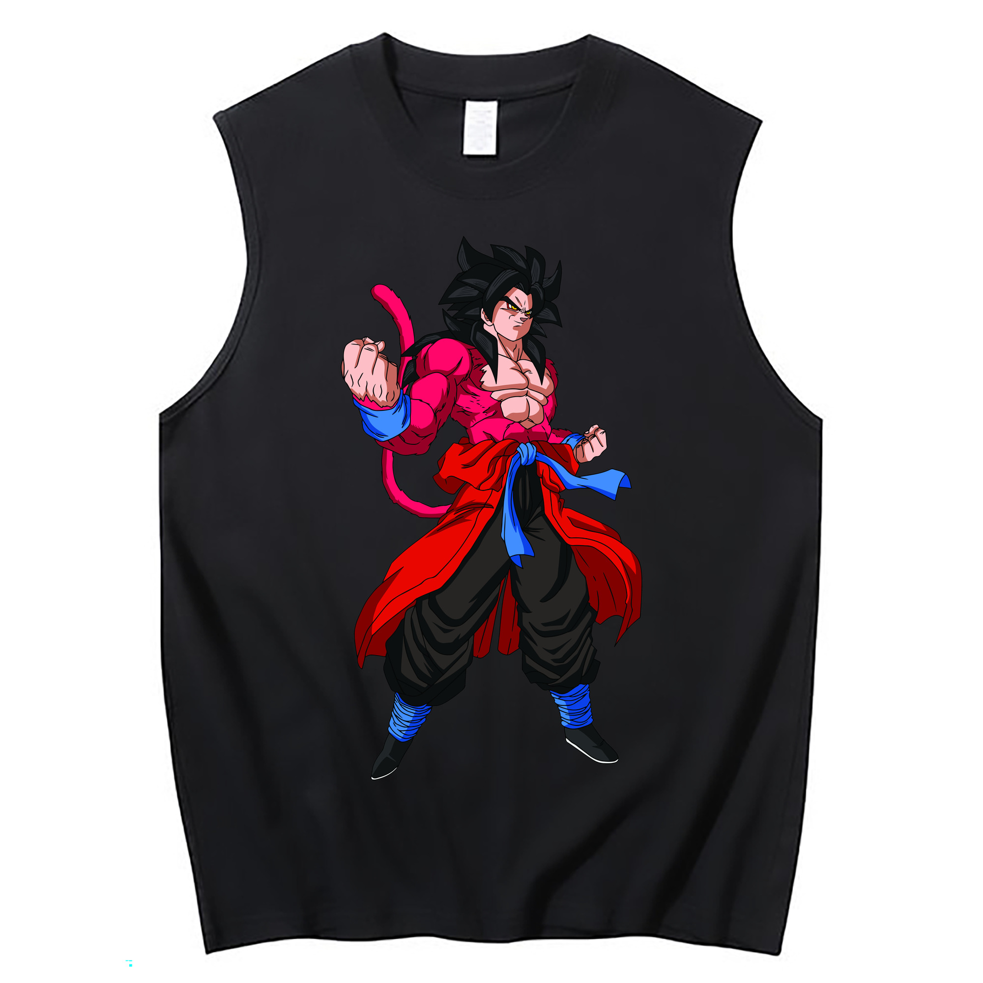 （画像用） ドラゴンボール 孫悟空（そん ごくう）Son Goku カカロット DRAGON BALL Kakarotto コットン100％タンクトップ（フロントプリント）